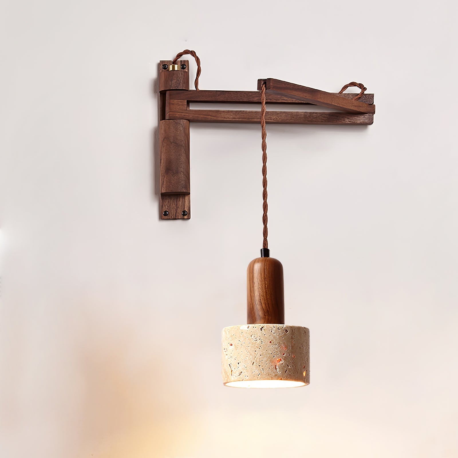 Melinoge Travertijn Wandlamp