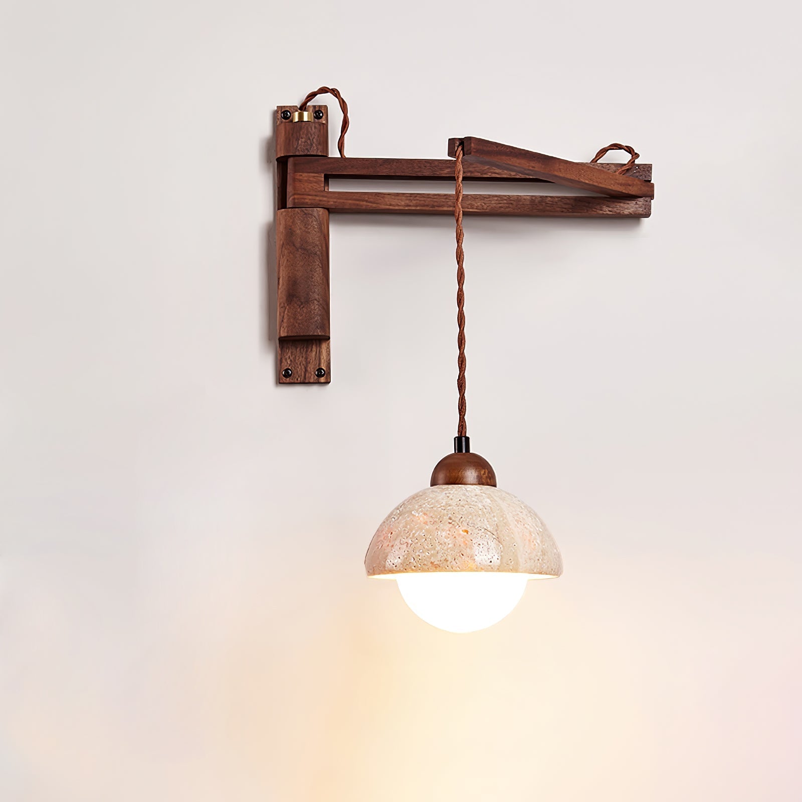 Melinoge Travertijn Wandlamp