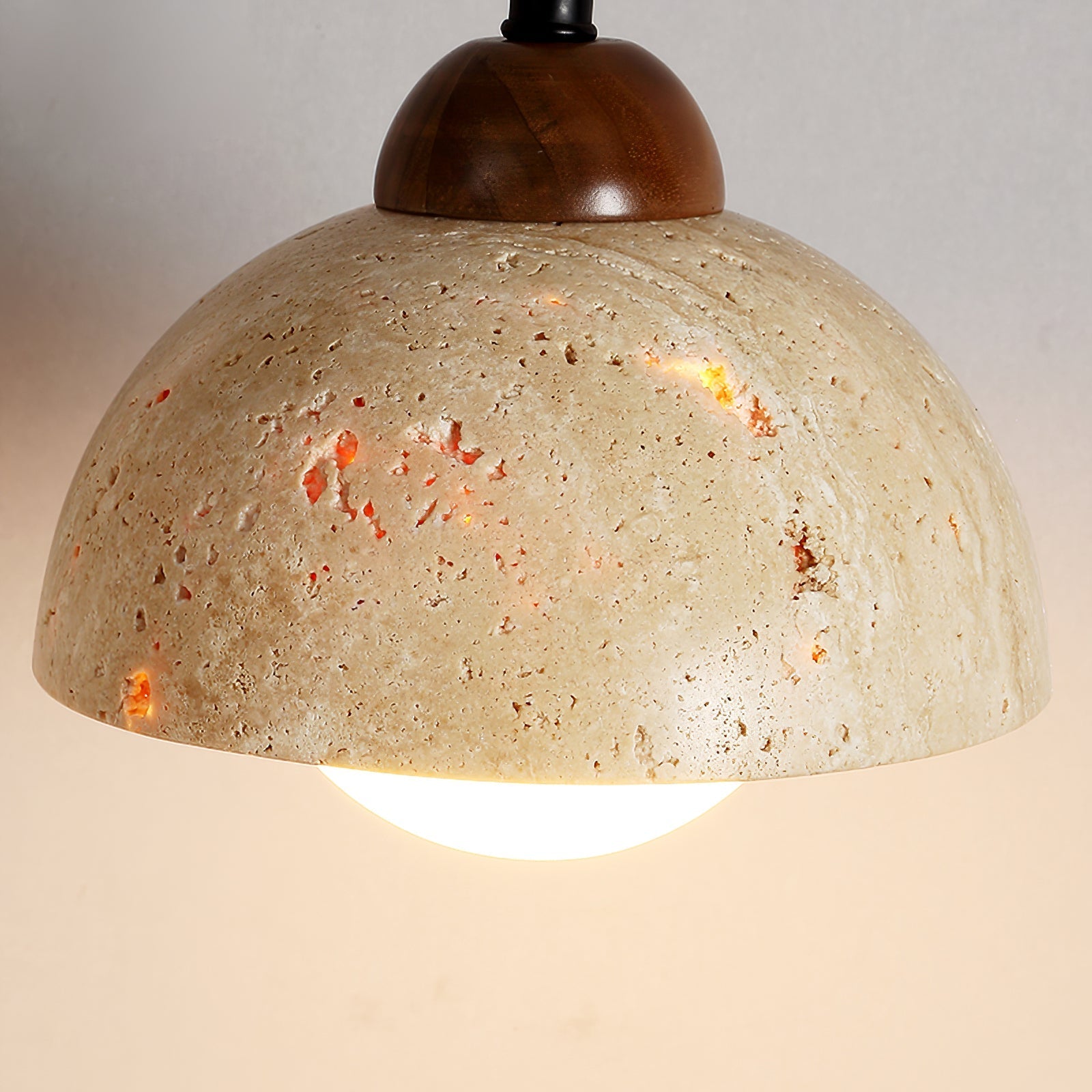 Melinoge Travertijn Wandlamp