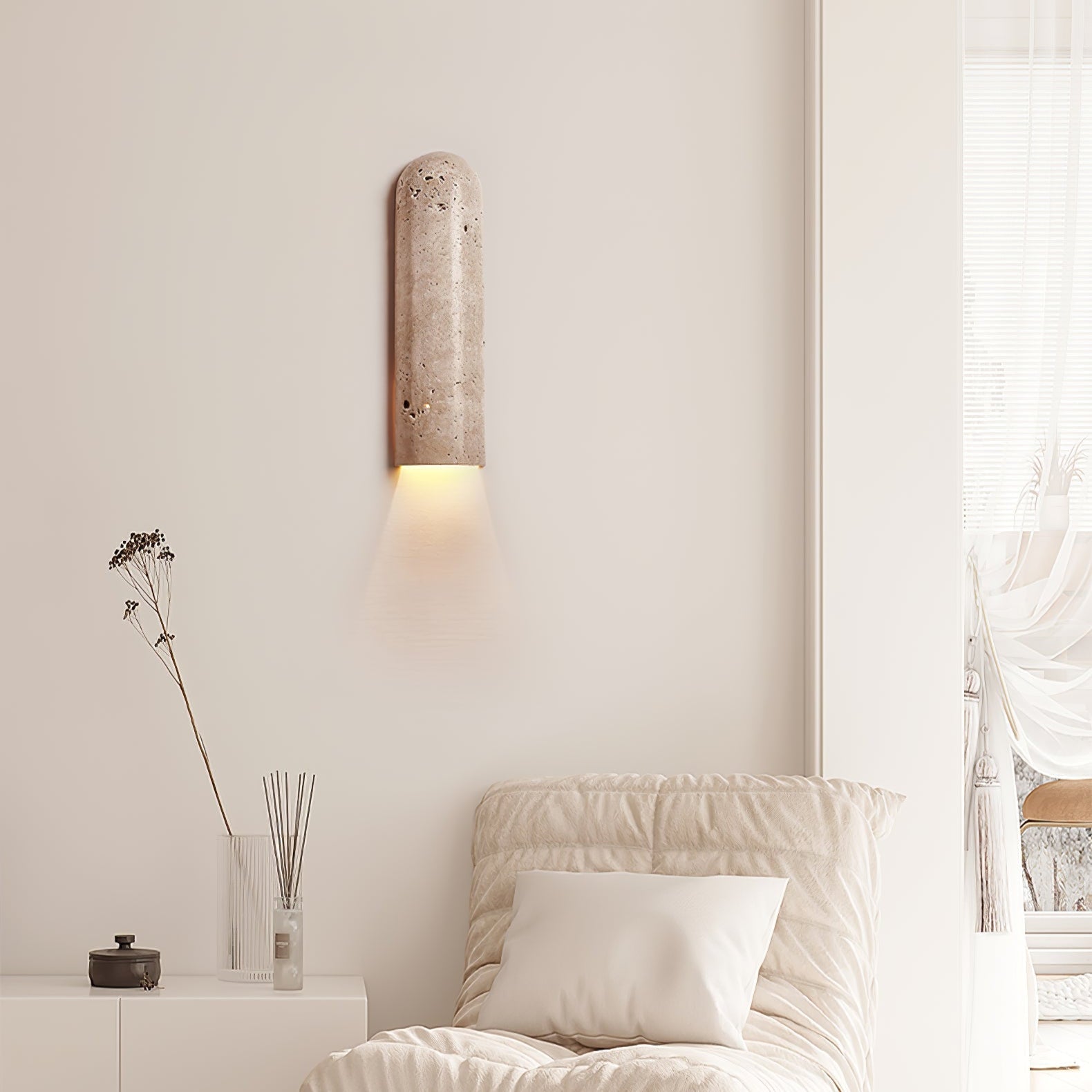 Liozane Travertijn Wandlamp