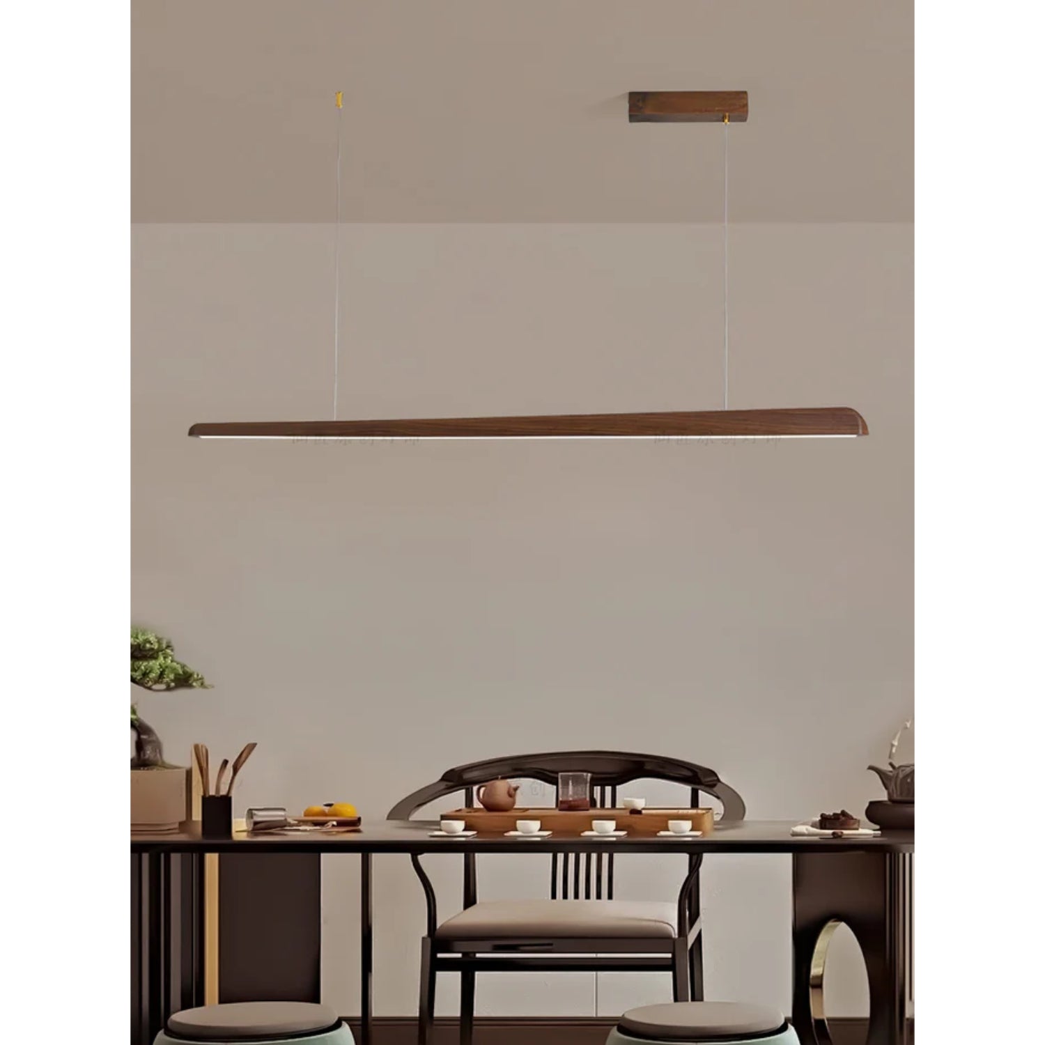 Trepaze Japandi Stijl Hanglamp