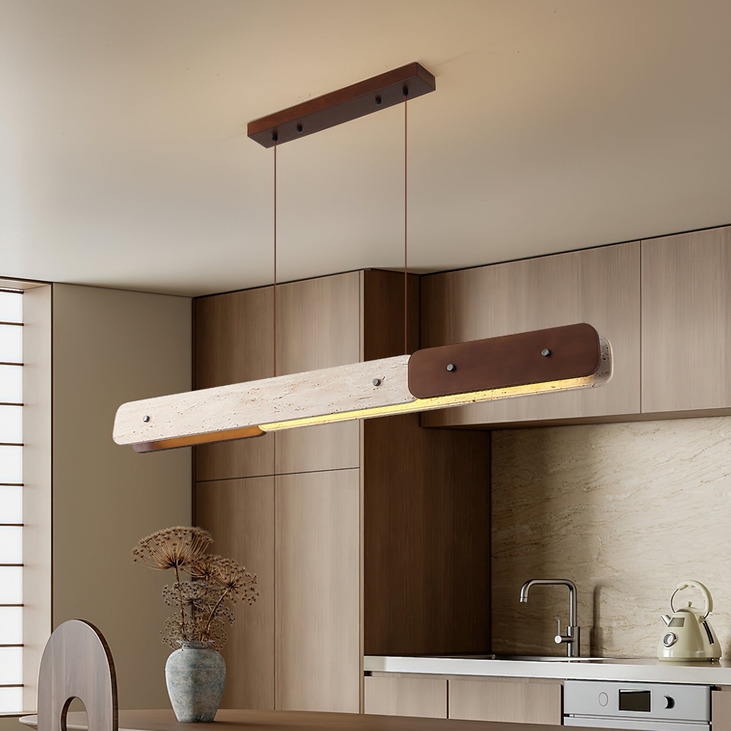Lengave Travertijn Hanglamp