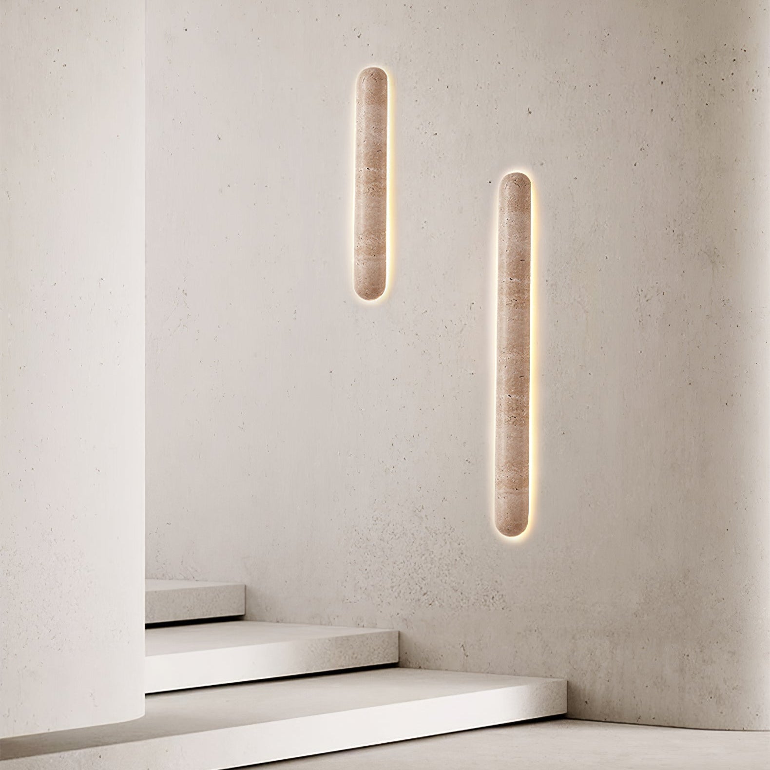 Loizan Natuursteen Wandlamp