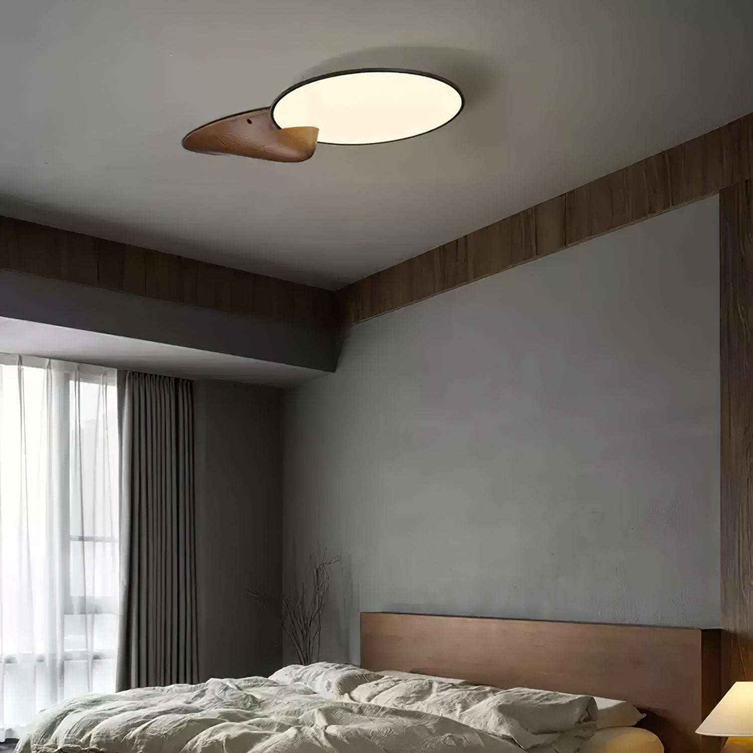Yollen Disc Houten Plafondlamp