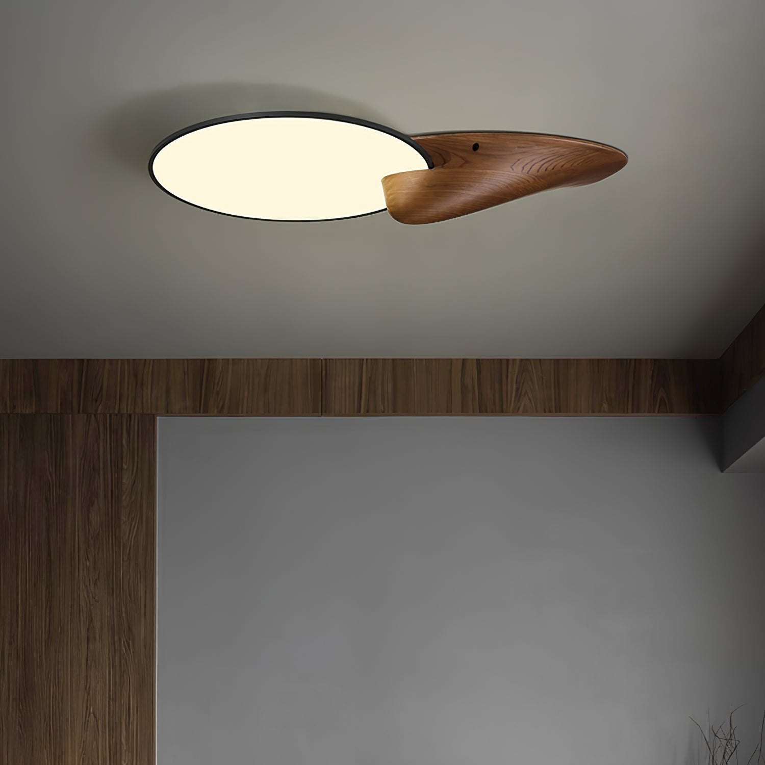 Yollen Disc Houten Plafondlamp