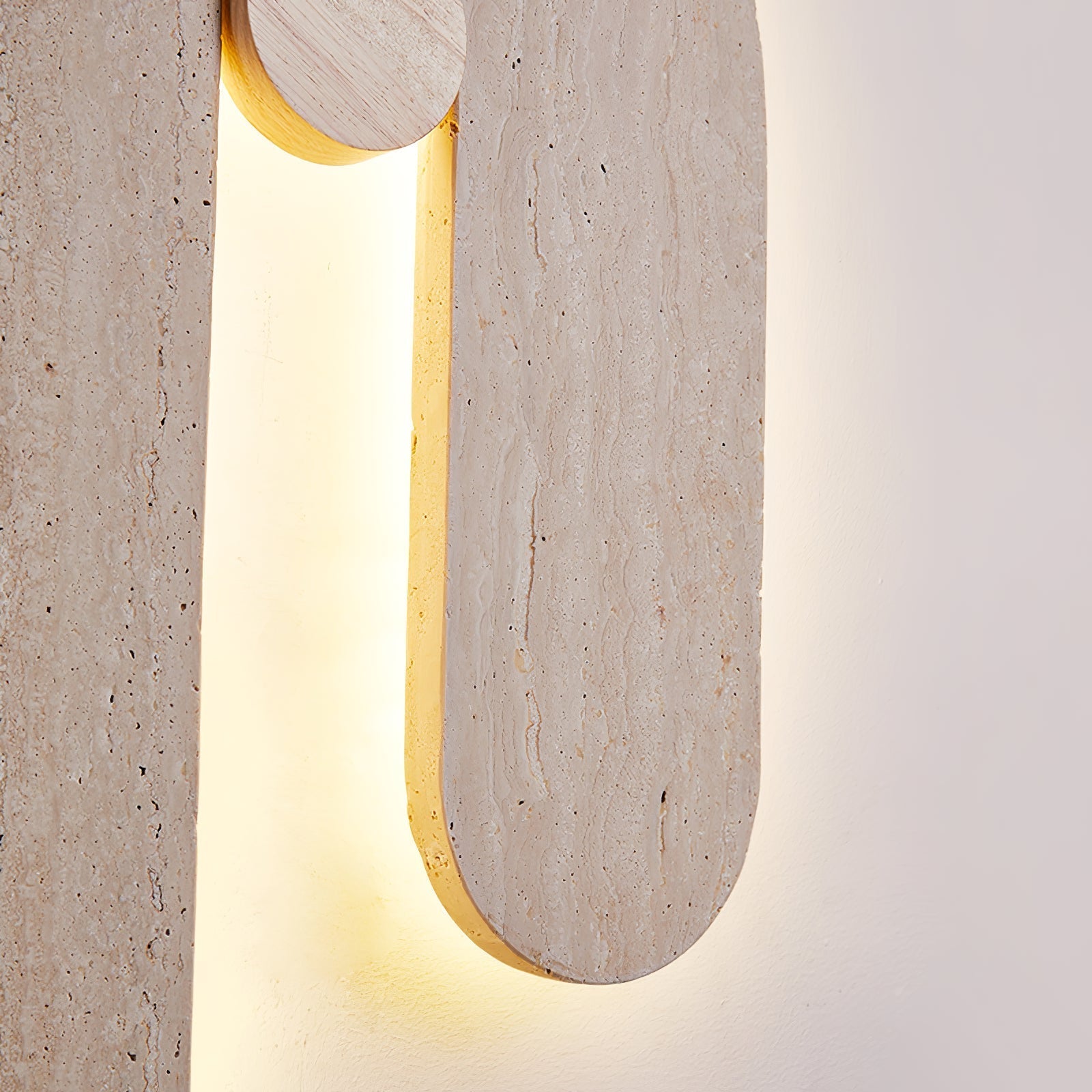 Voa U Vorm Natuursteen Wandlamp
