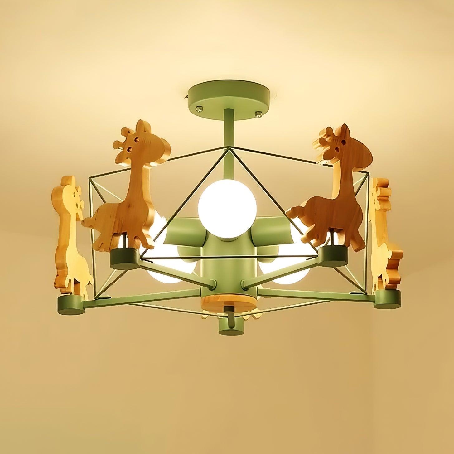 Huppel Hertjes Plafondlamp