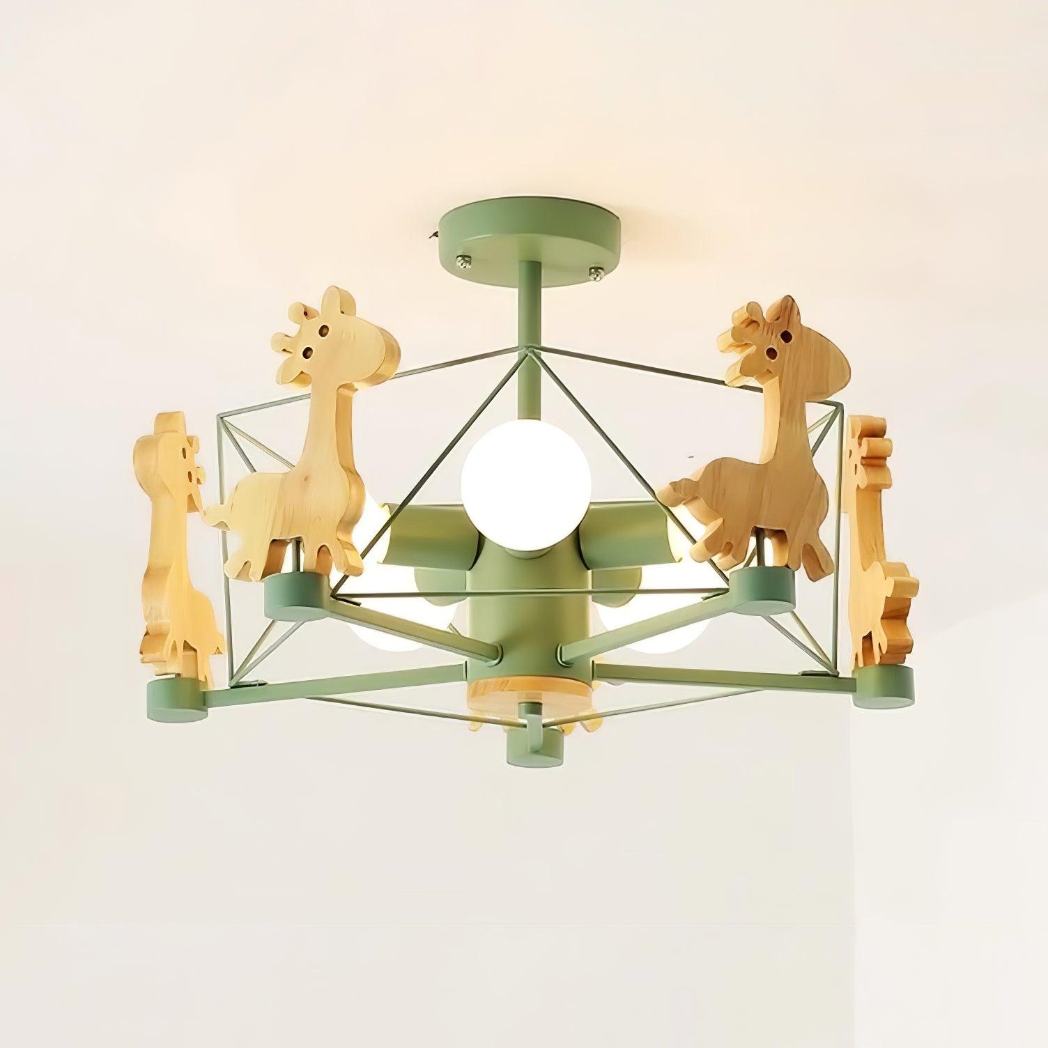 Huppel Hertjes Plafondlamp