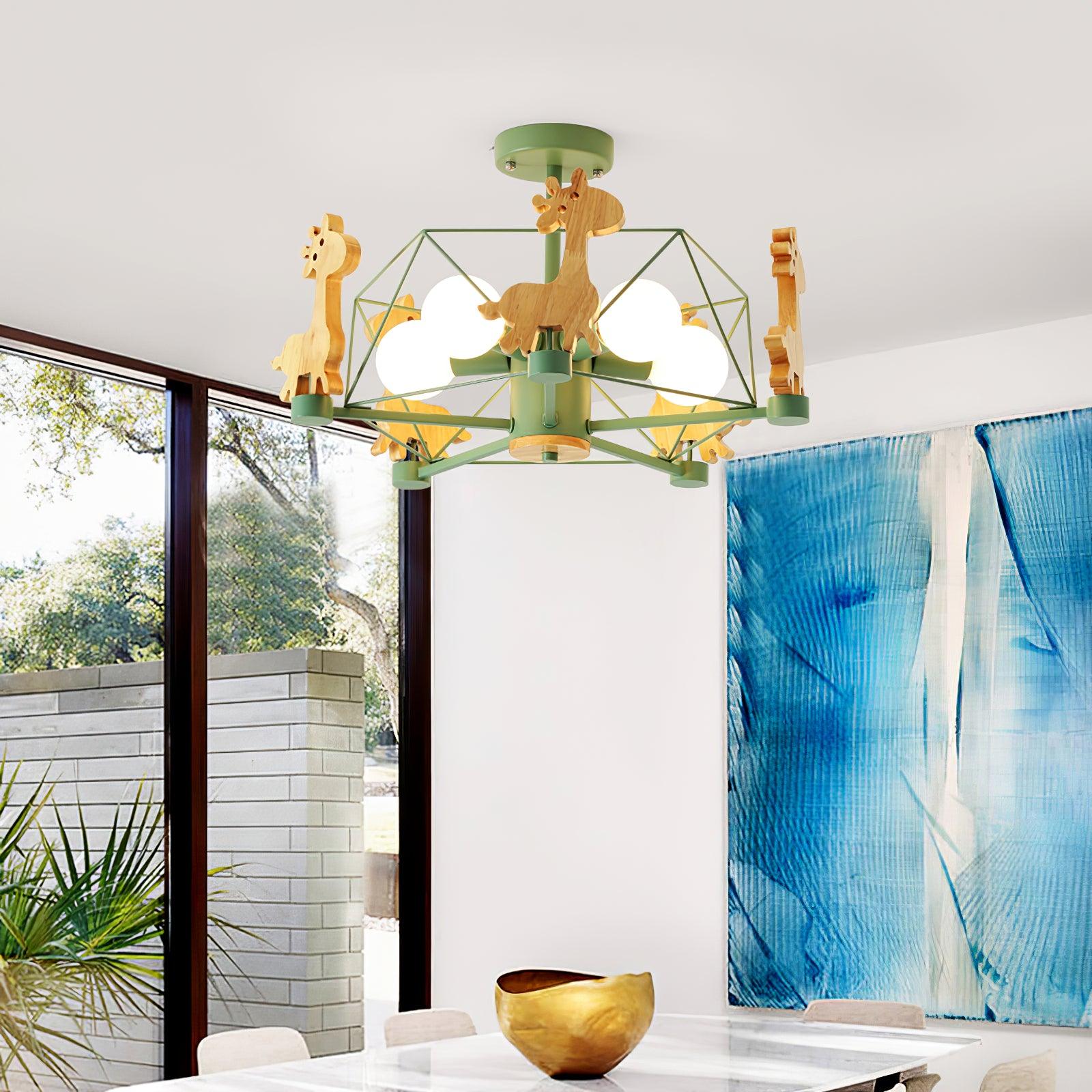 Huppel Hertjes Plafondlamp