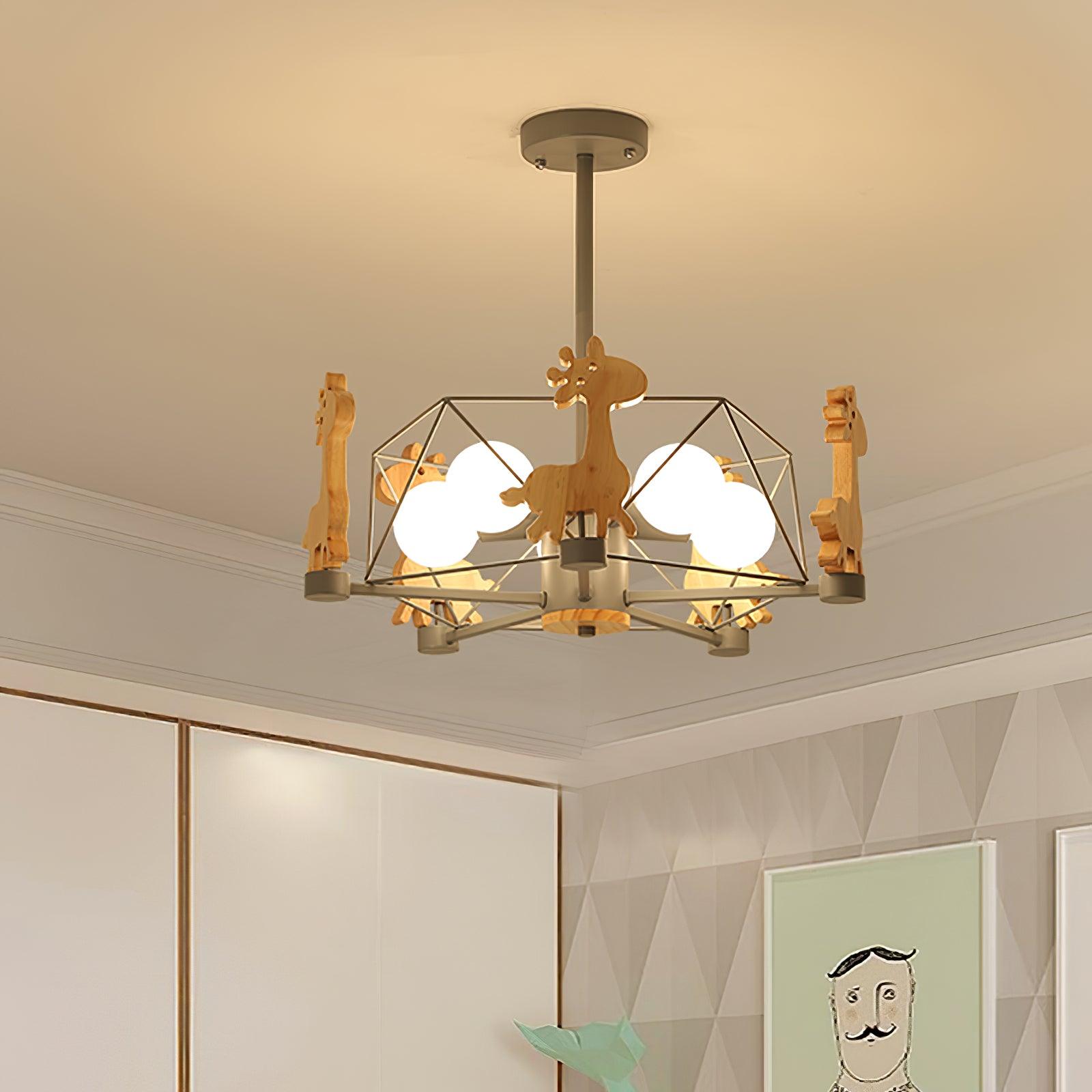 Huppel Hertjes Plafondlamp