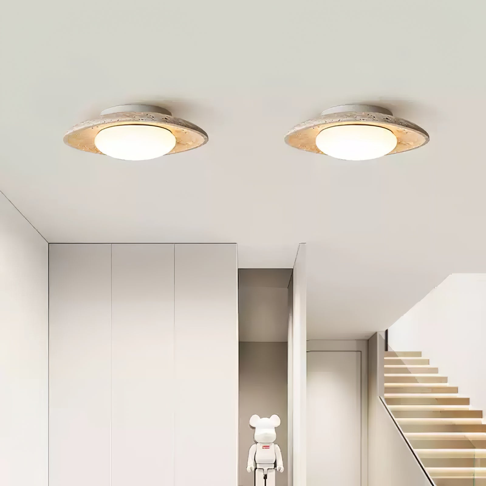 Moso Natuursteen Plafondlamp