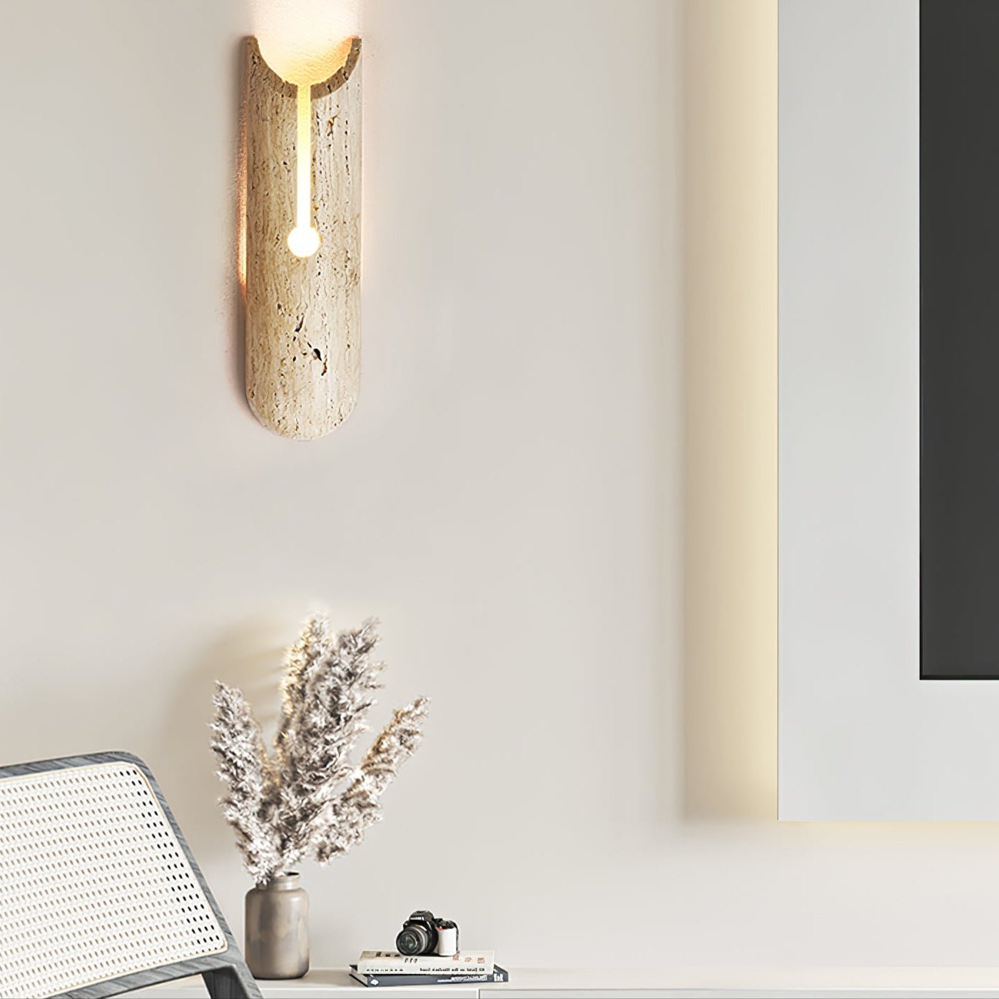 Lucreza Natuursteen Wandlamp