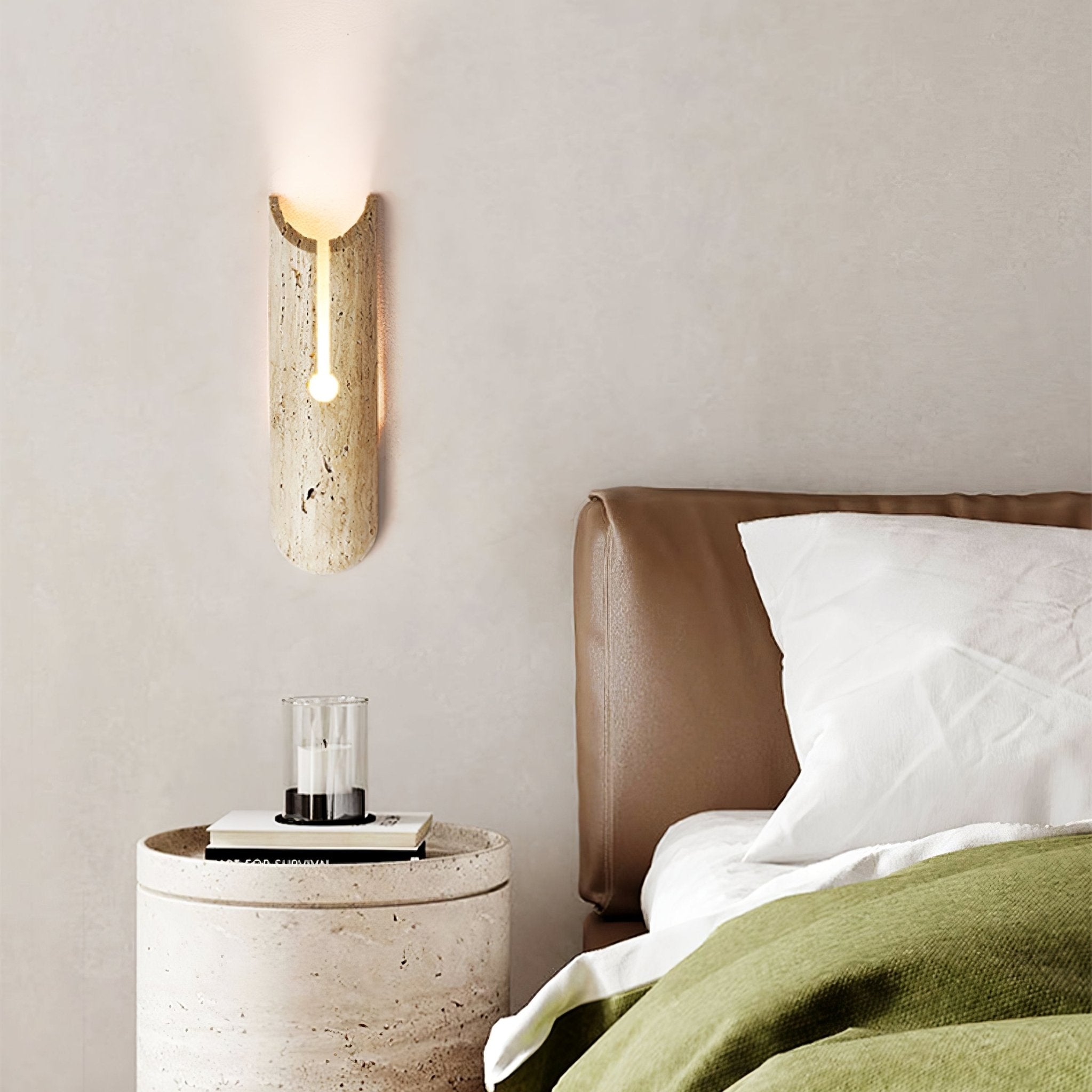Lucreza Natuursteen Wandlamp