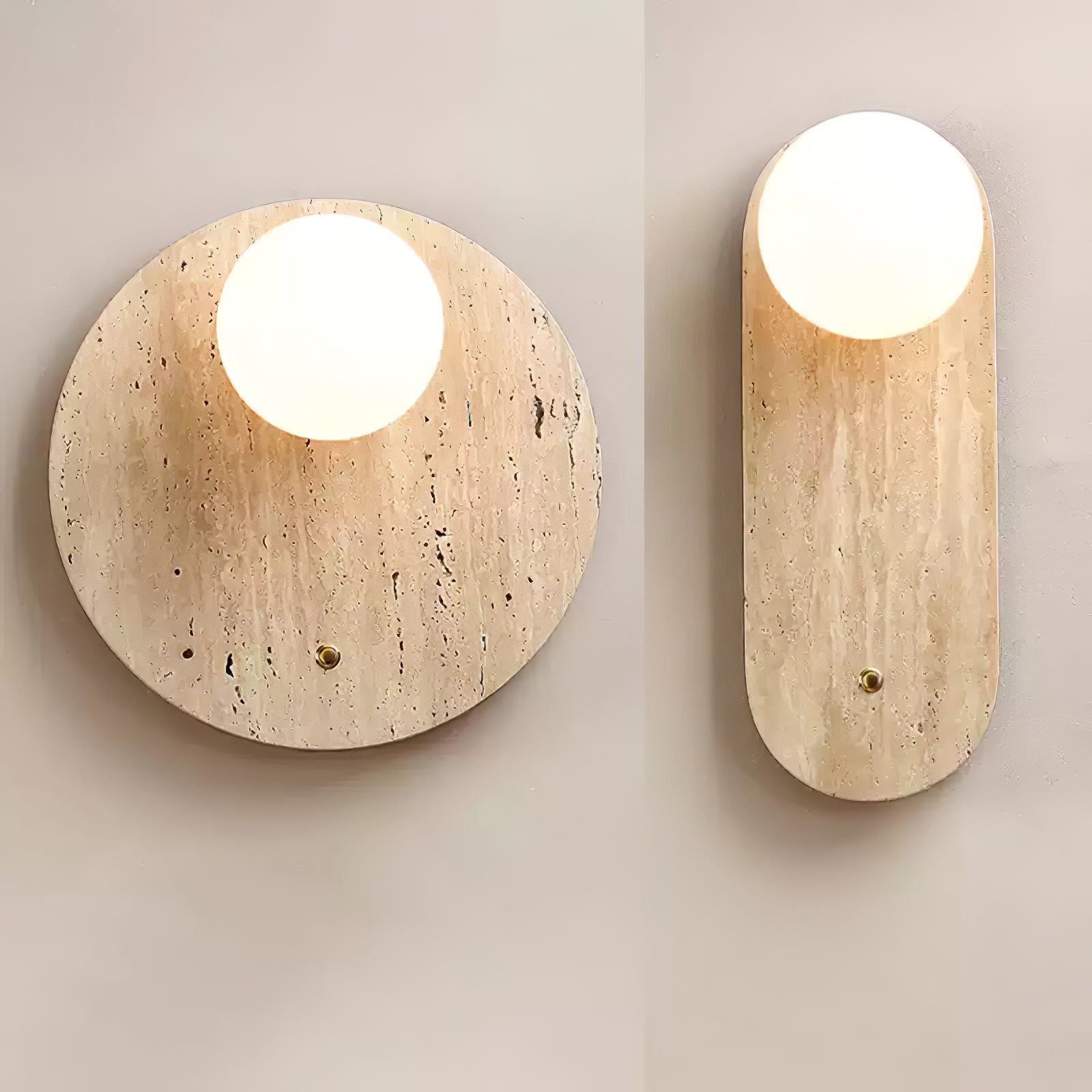 Loteva Natuursteen Wandlamp
