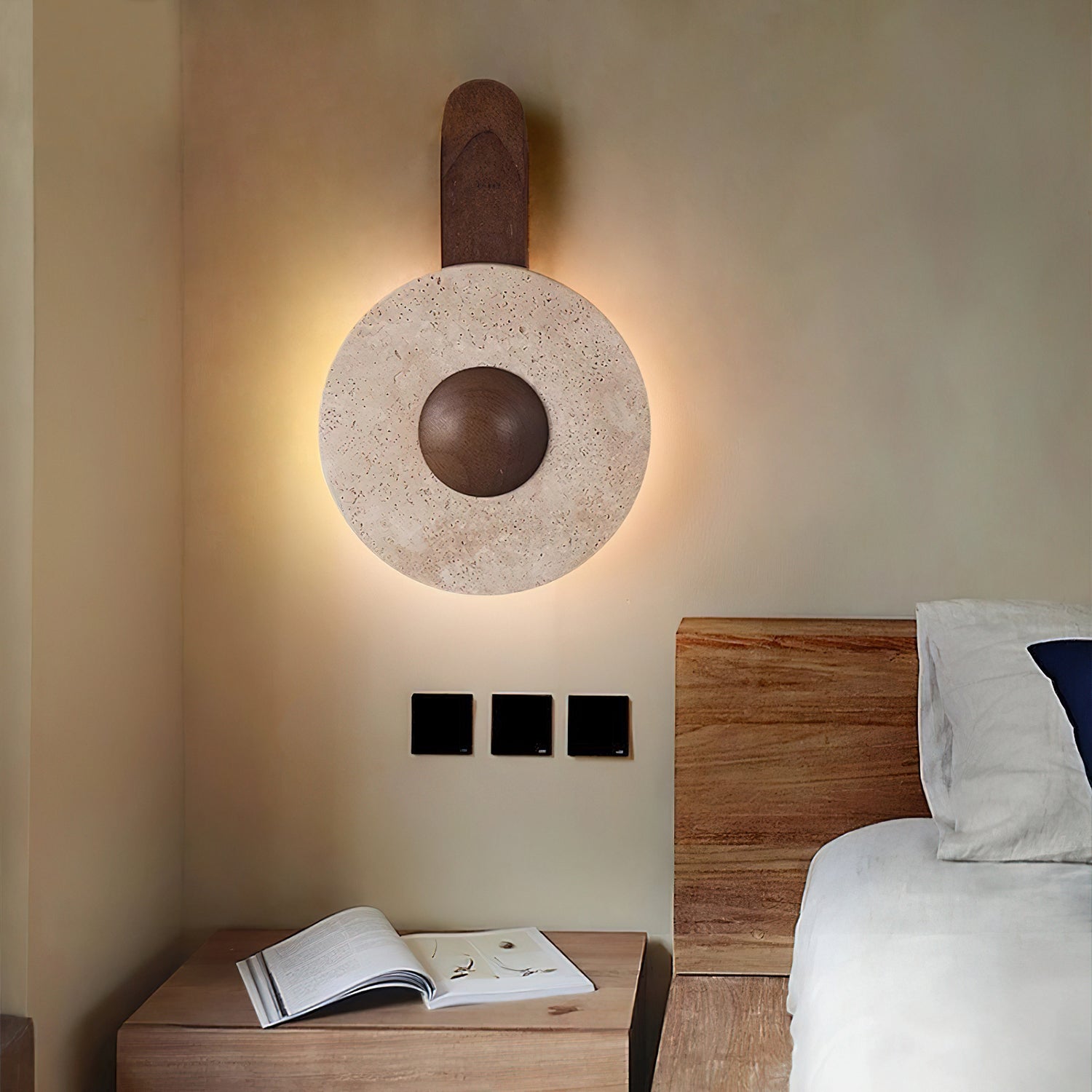 Jome Travertijnen Wandlamp