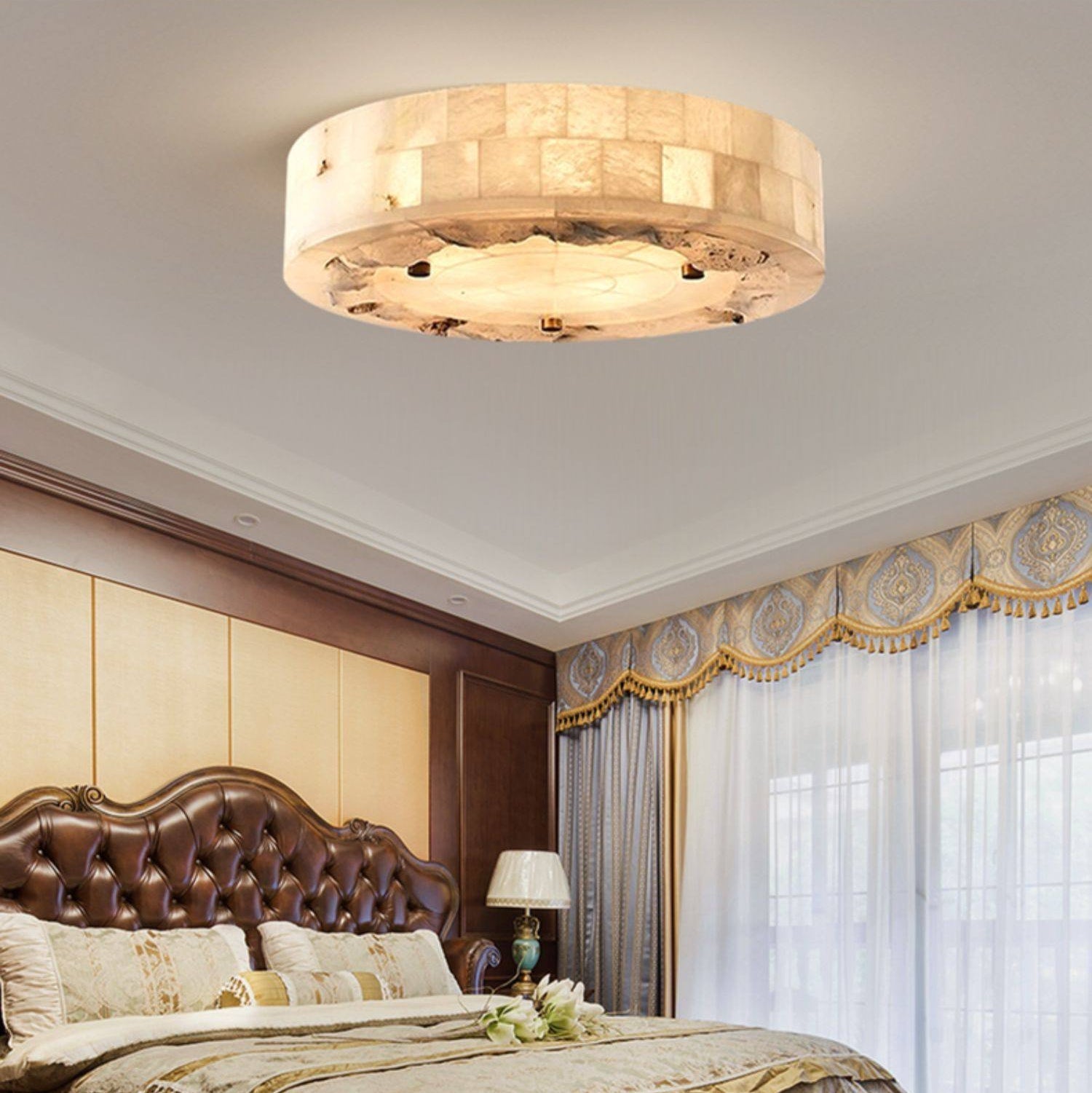 Lovielle Albasten Plafondlamp