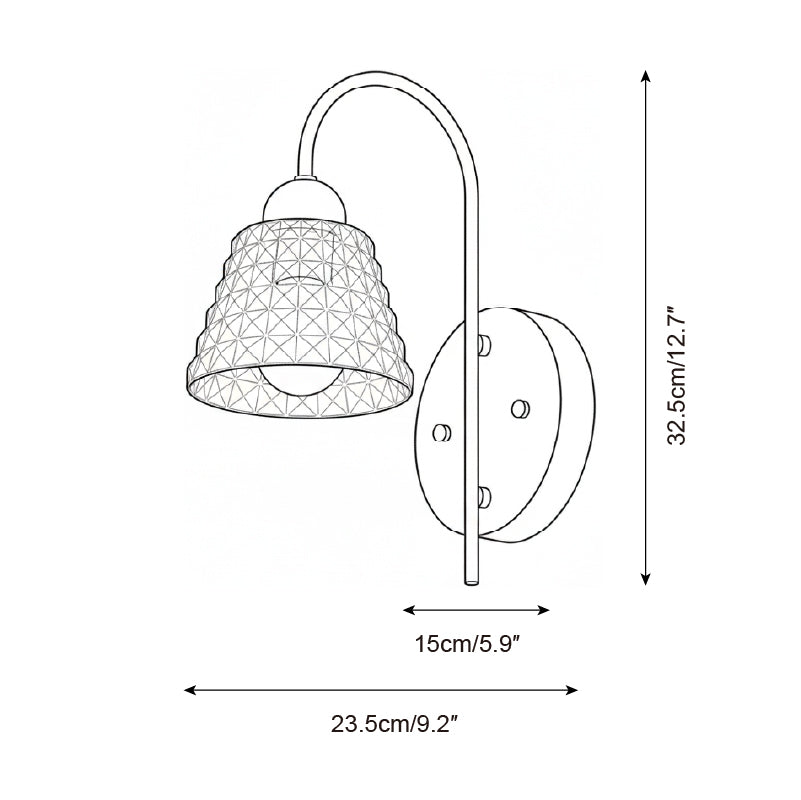 Lysbelo Wandlamp