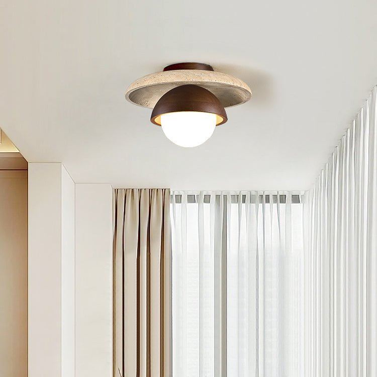 Menosa Travertijnen Plafondlamp