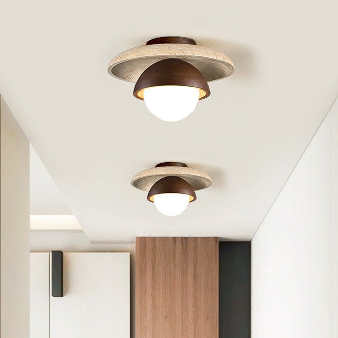Menosa Travertijnen Plafondlamp