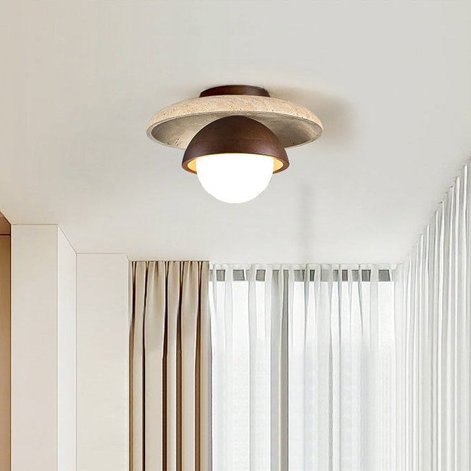 Menosa Travertijnen Plafondlamp