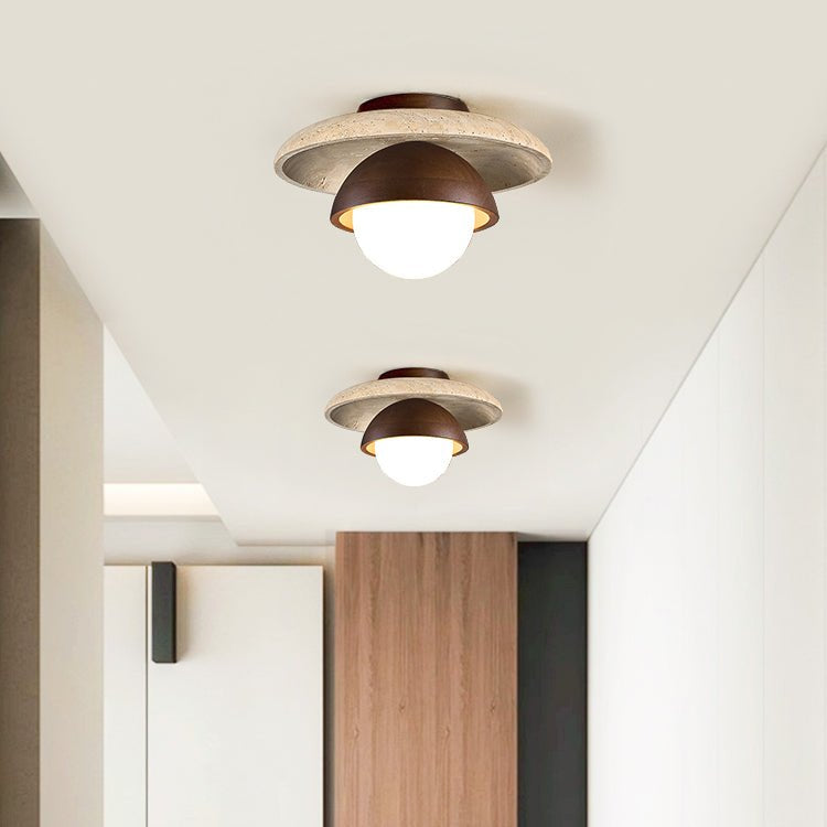 Menosa Travertijnen Plafondlamp