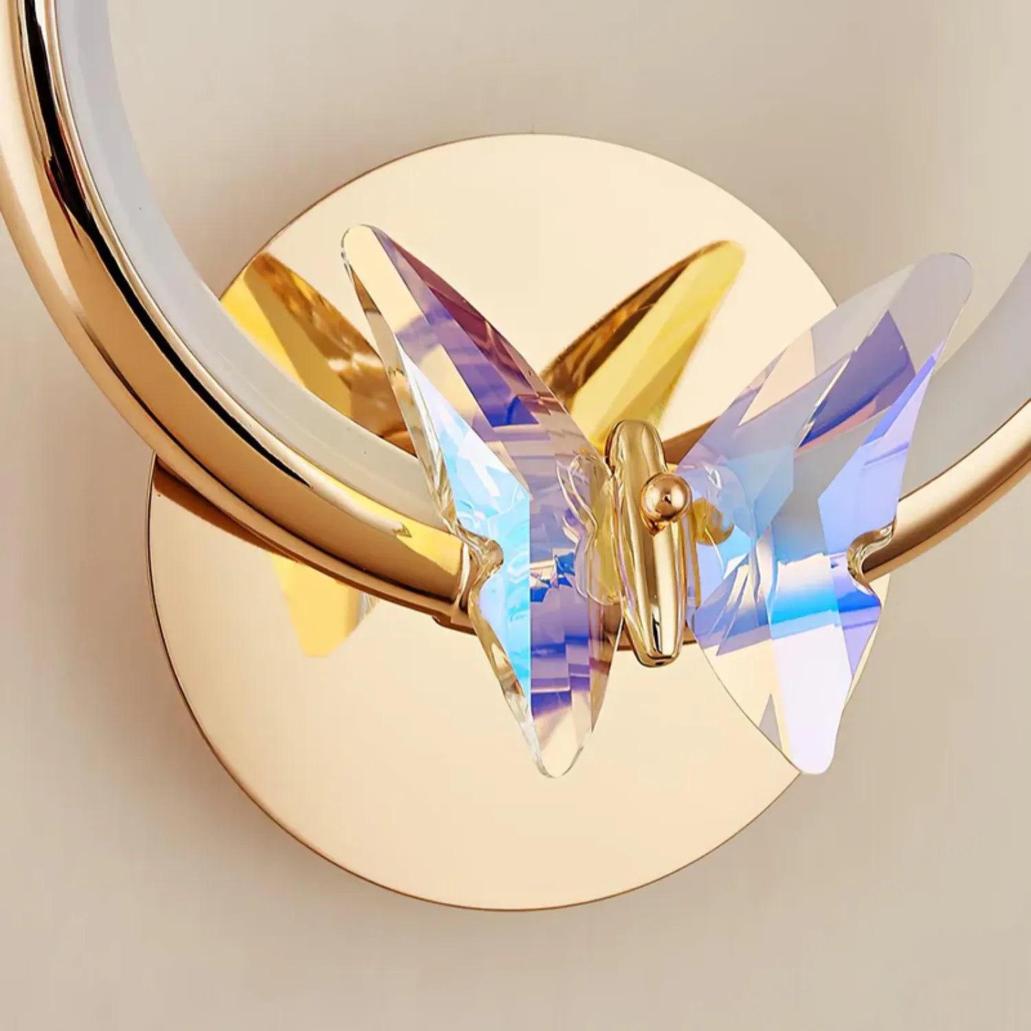Ringvlinder Wandlamp