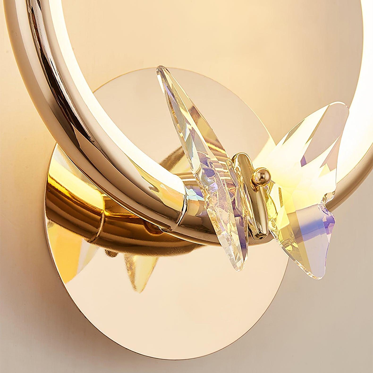Ringvlinder Wandlamp