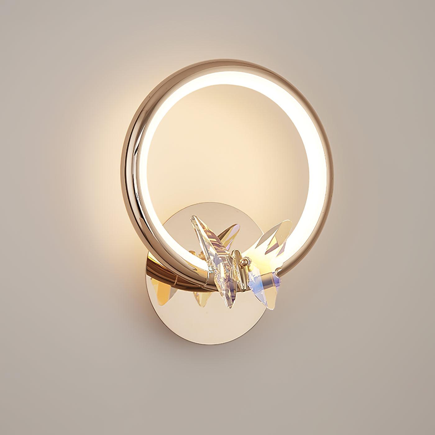 Ringvlinder Wandlamp
