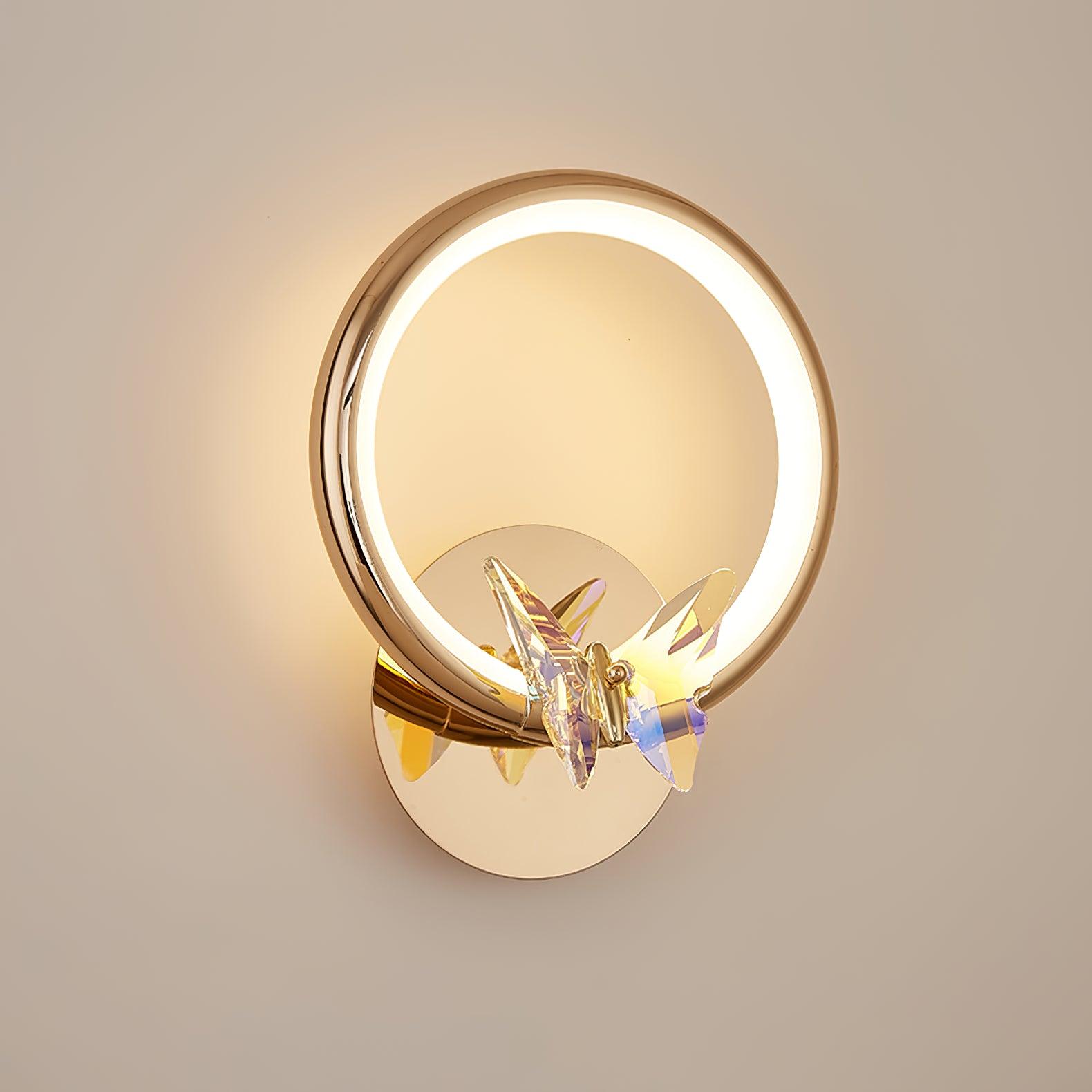 Ringvlinder Wandlamp