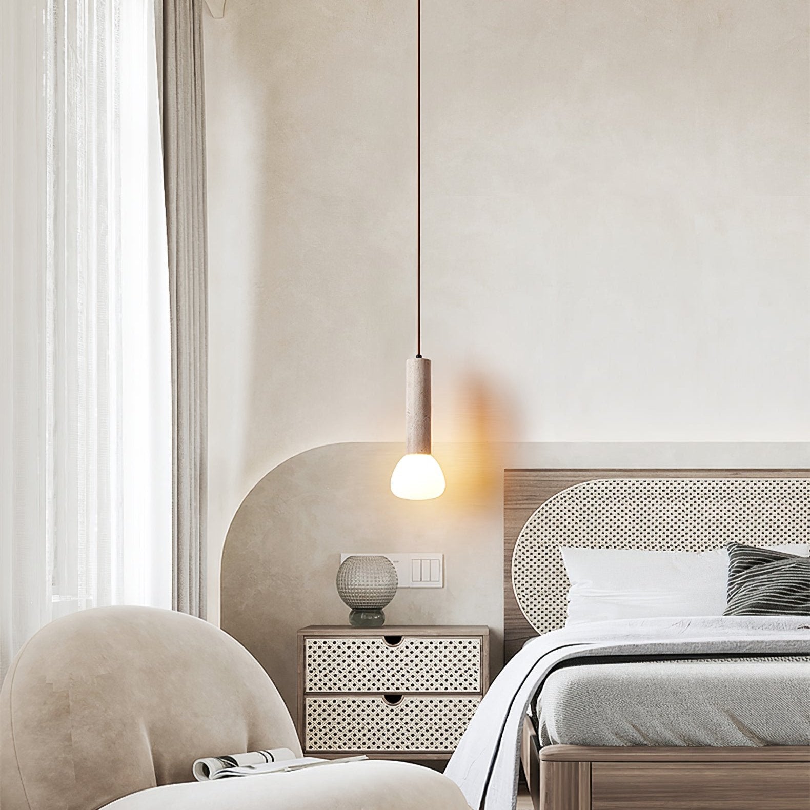 Mysen Natuursteen Hanglamp
