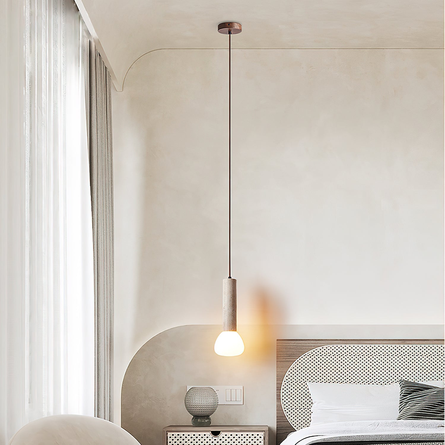 Mysen Natuursteen Hanglamp