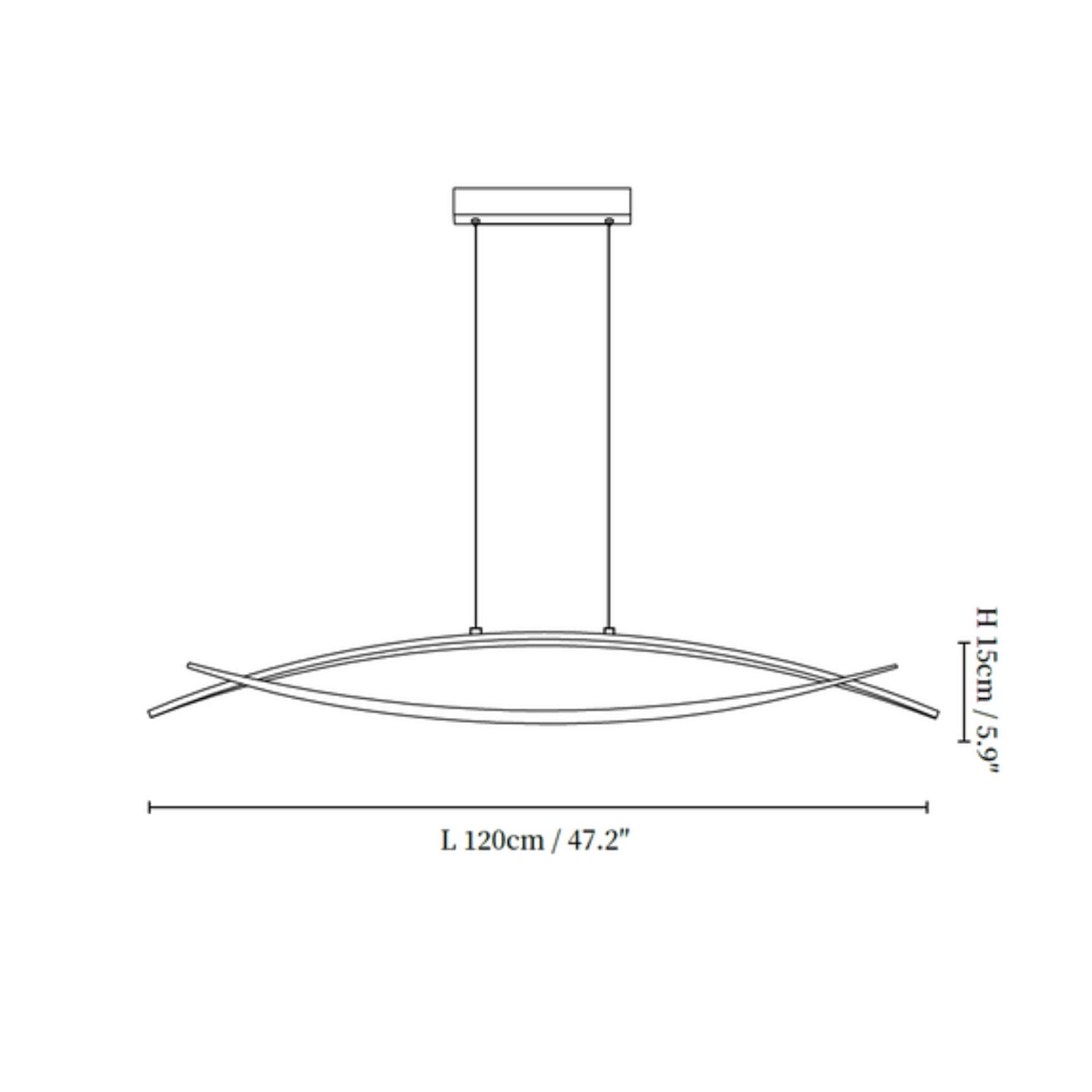 Cae Boogdesign Hanglamp