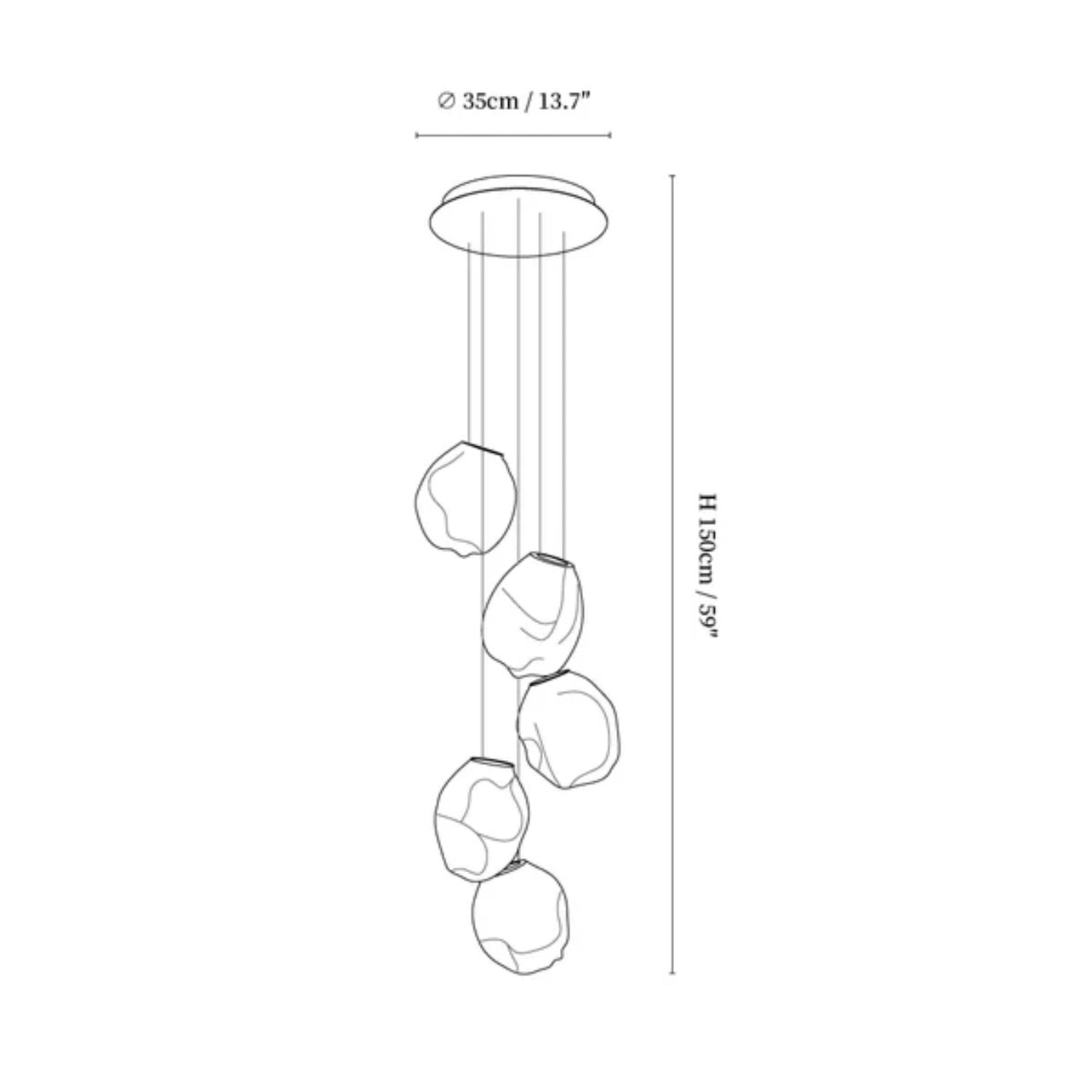 Stone Melt Hanglamp