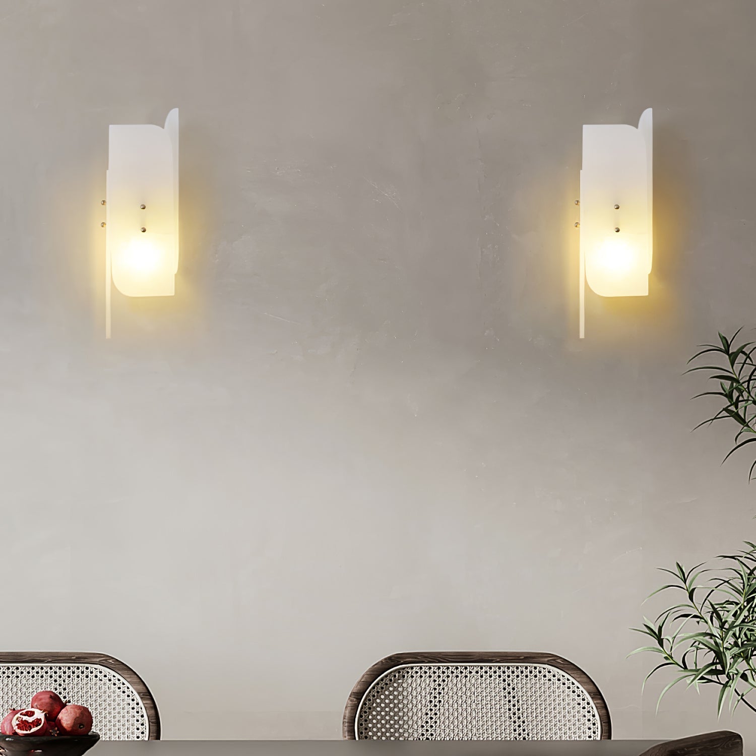 Duolith Albasten Wandlamp