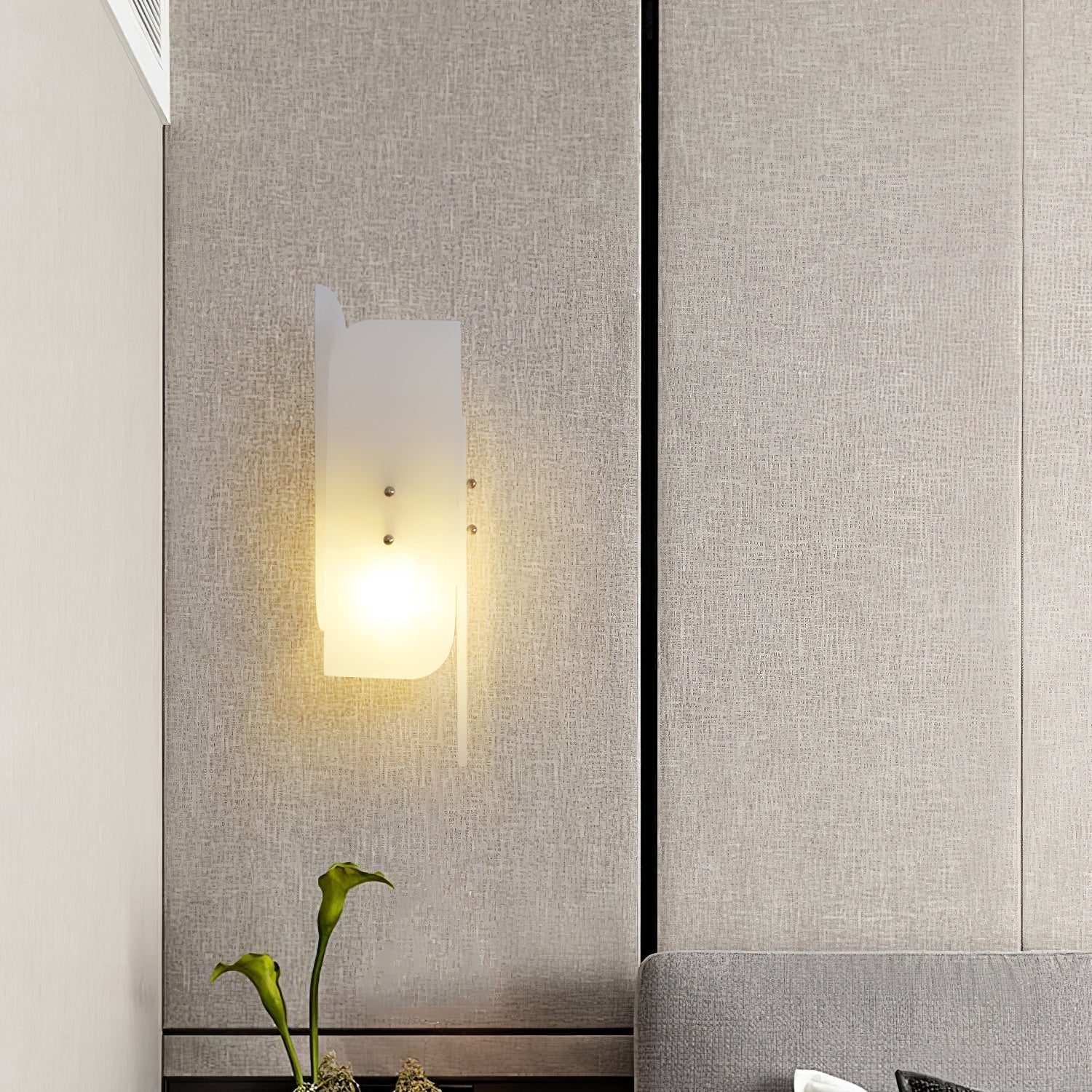Duolith Albasten Wandlamp