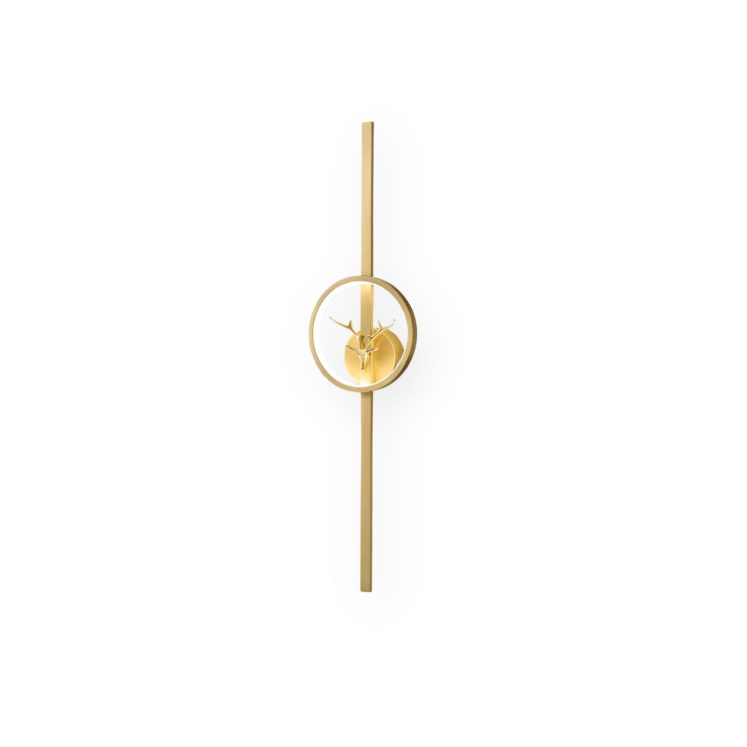 Messing Hert Design Wandlamp