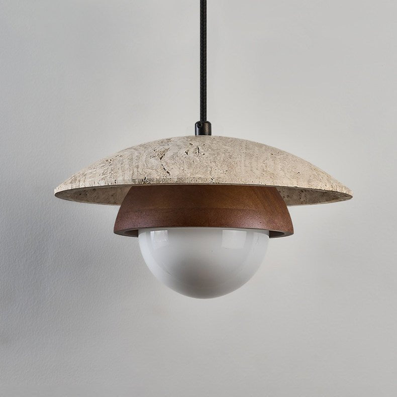 Myzo Gelaagde Travertijnen Hanglamp