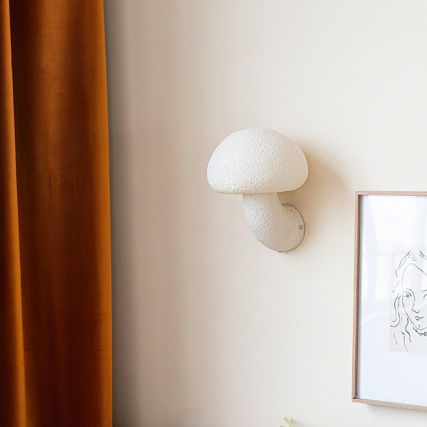 Paddenstoel Wandlamp Met Stekker