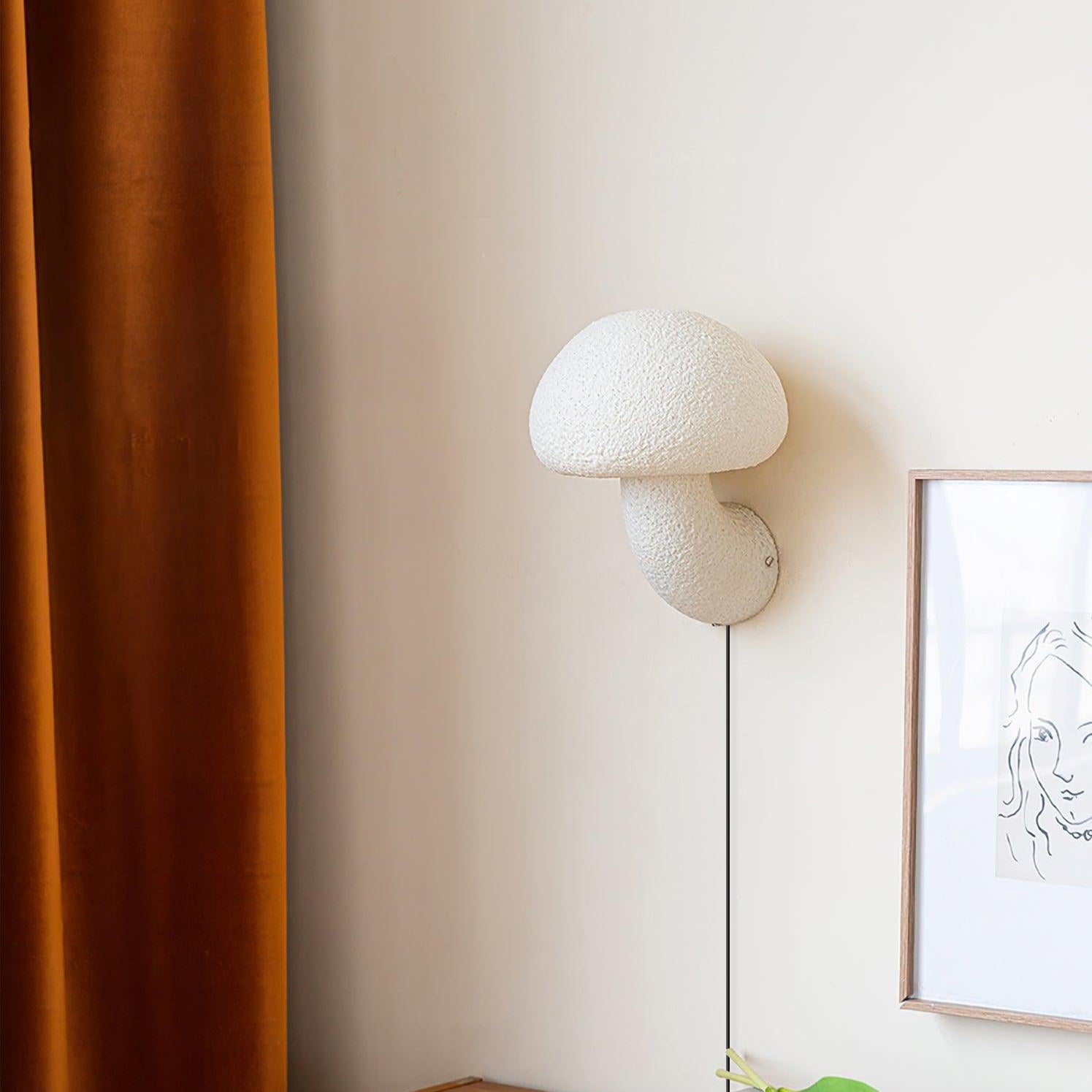 Paddenstoel Wandlamp Met Stekker