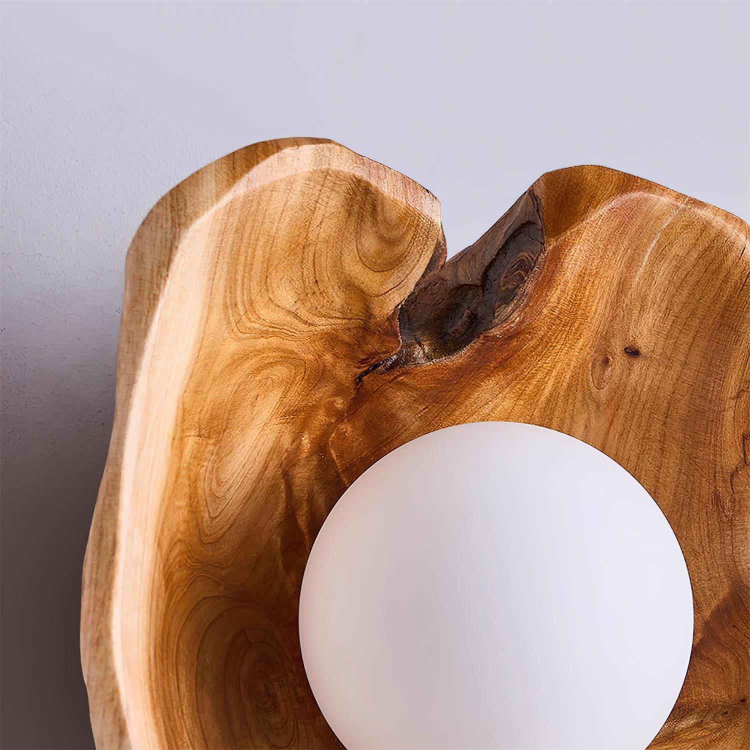 Perzon Houten Wandlamp