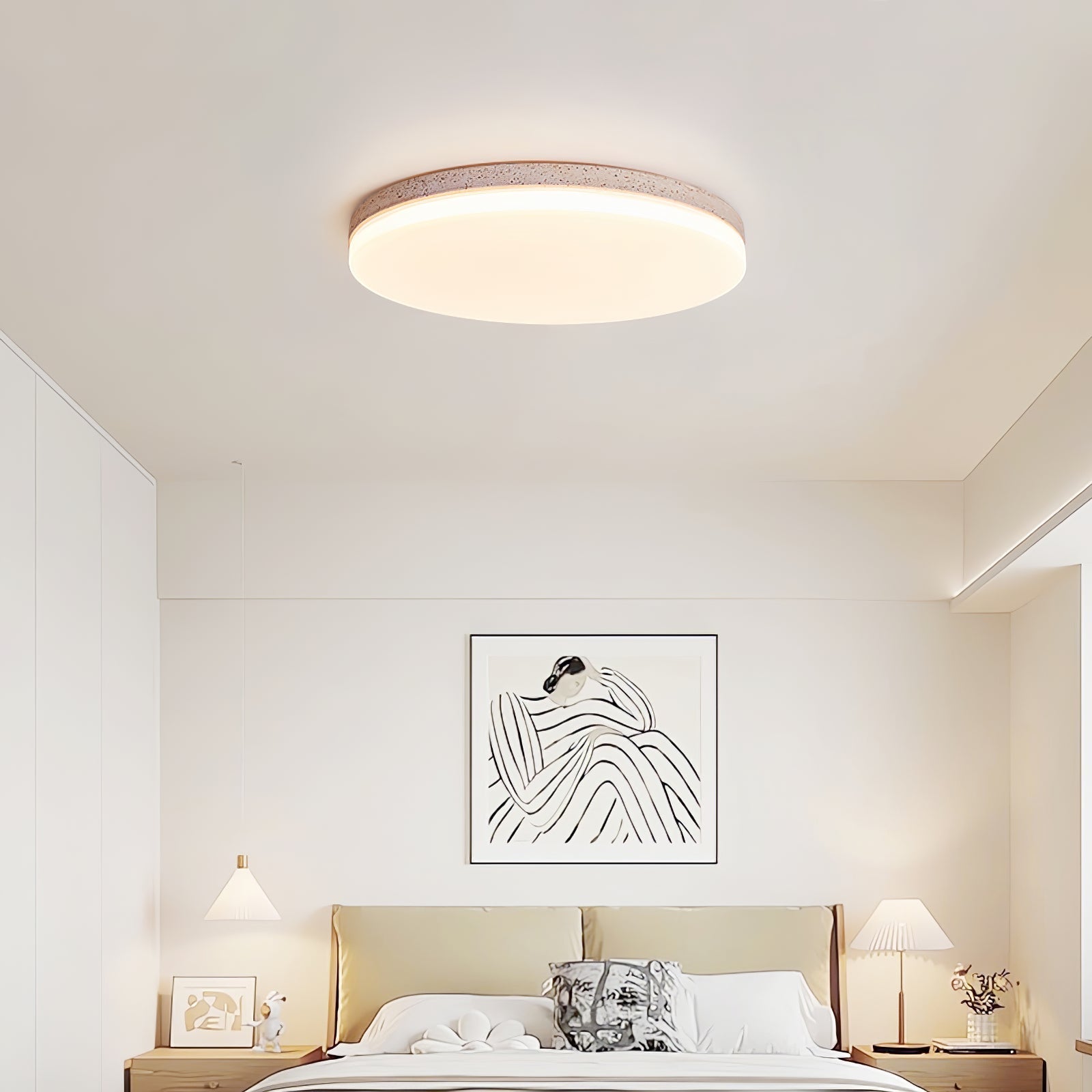 Noaze Natuursteen Plafondlamp