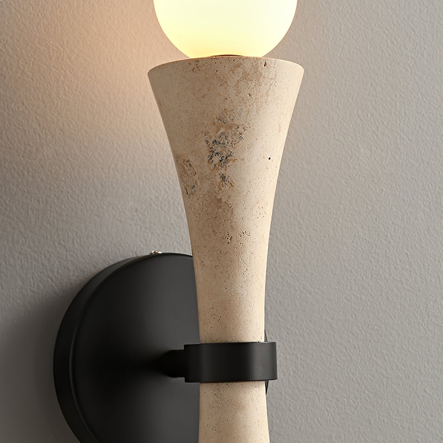 Obelize Duo Natuursteen Wandlamp