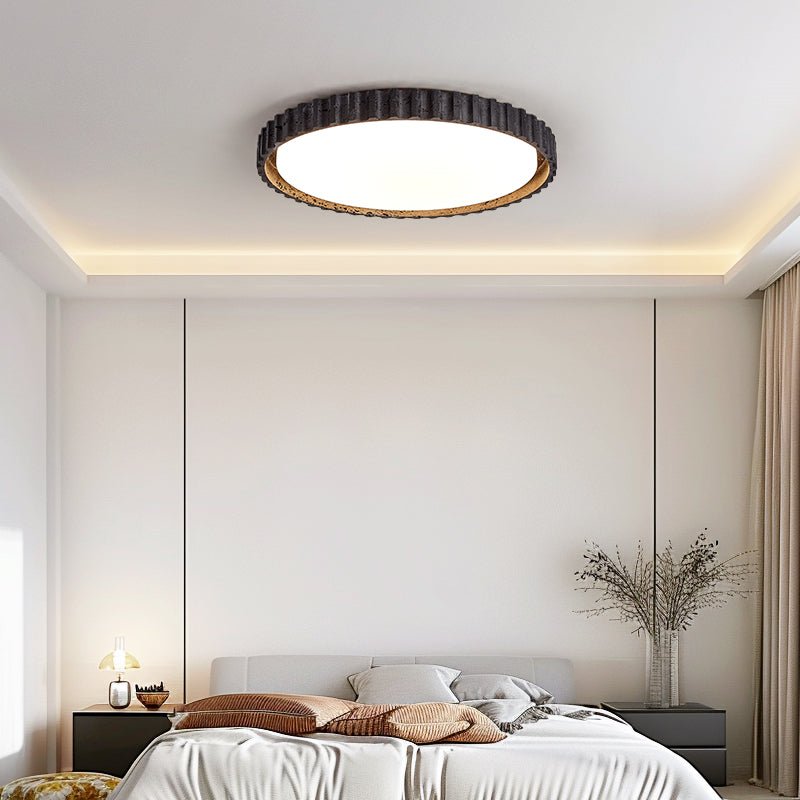 Obelso Travertijnen Planfondlamp