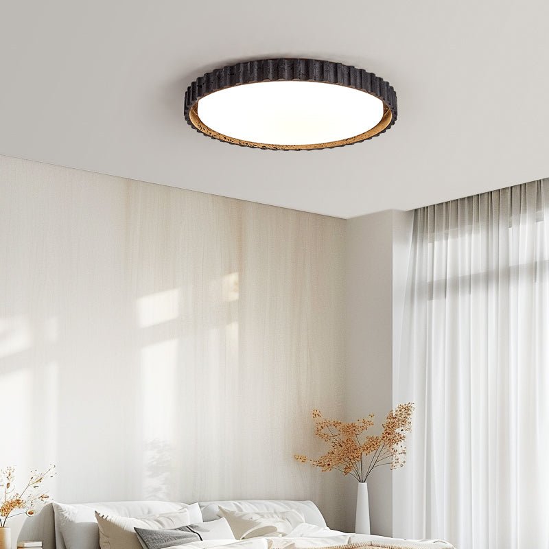 Obelso Travertijnen Planfondlamp