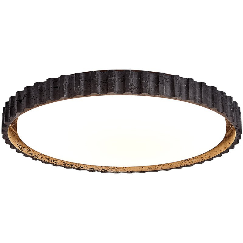 Obelso Travertijnen Planfondlamp