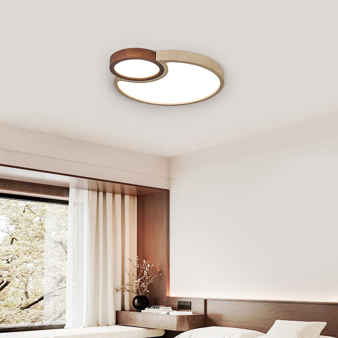 Torev Travertijnen Plafondlamp
