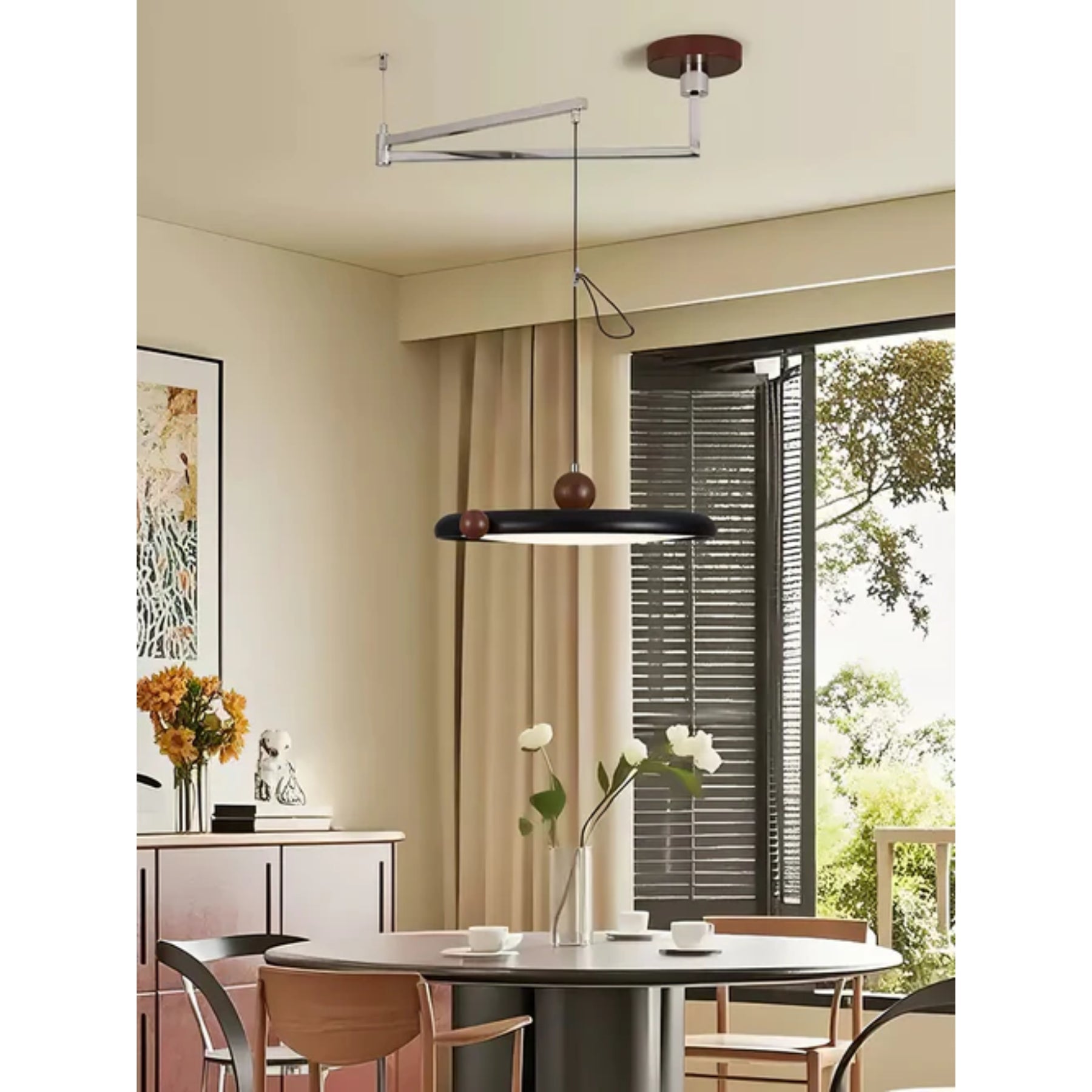 Ember Swing Arm Hanglamp