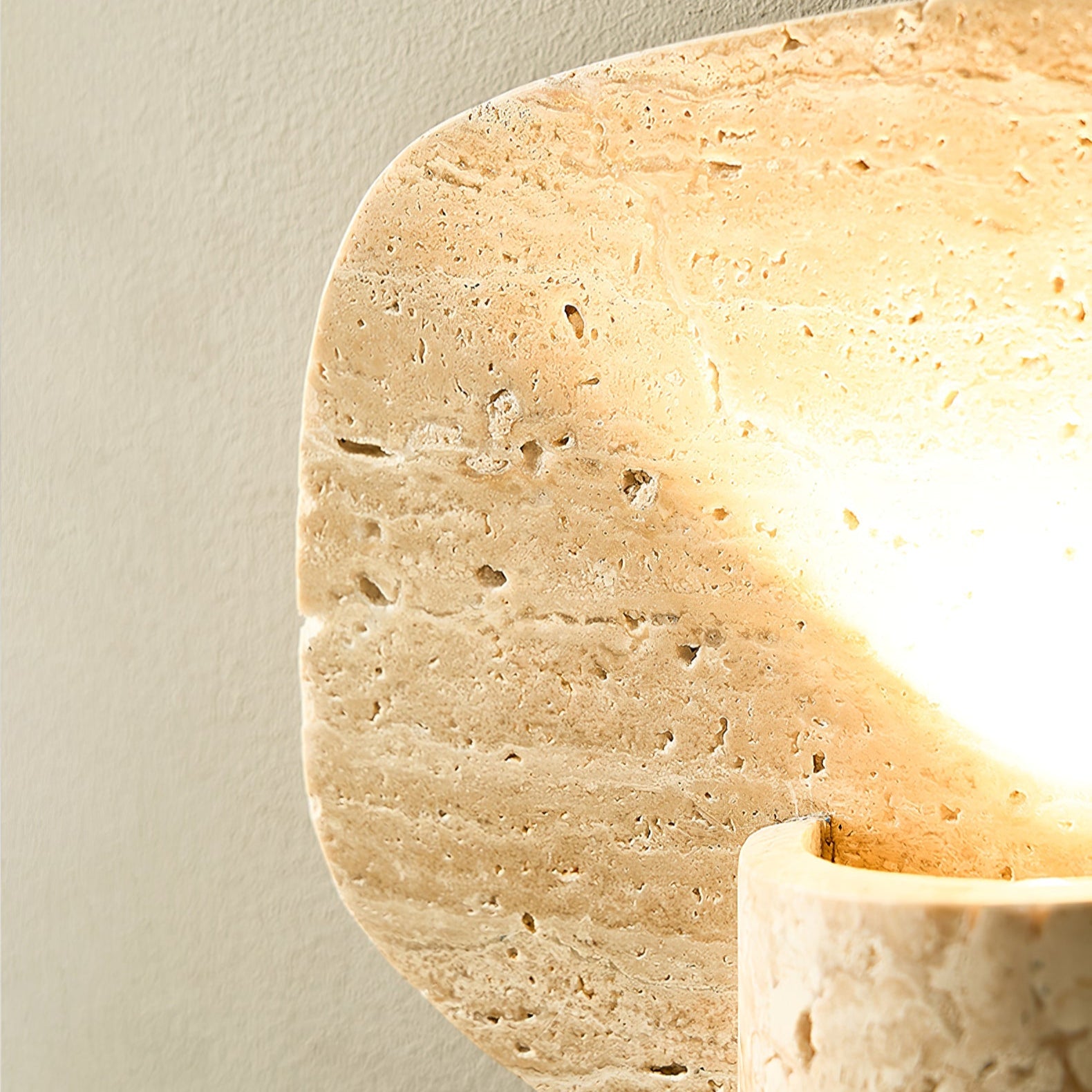 Cubone Natuursteen Wandlamp