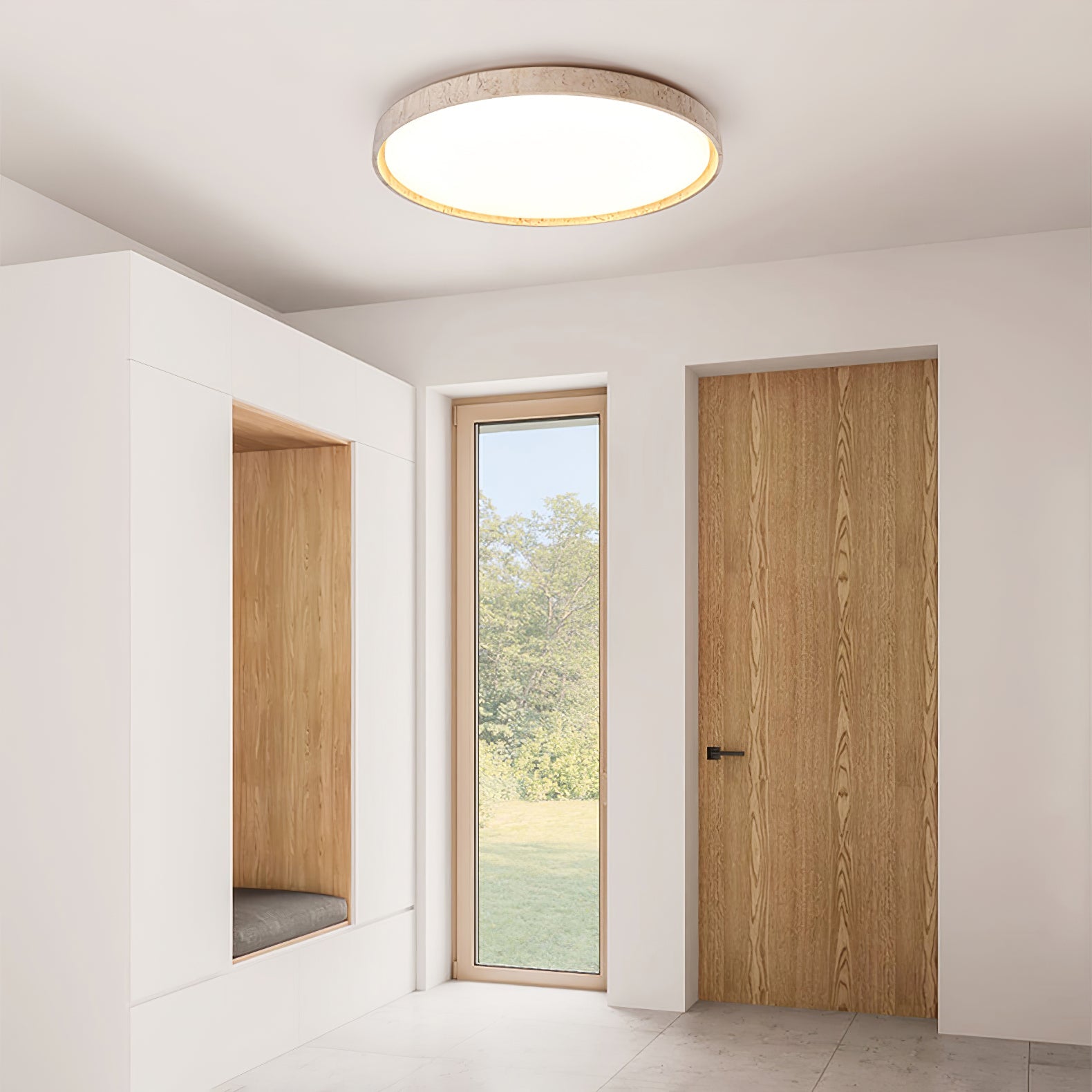 Goa Natuursteen Plafondlamp