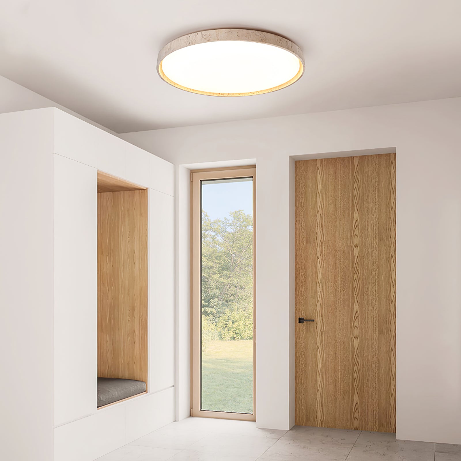 Goa Natuursteen Plafondlamp